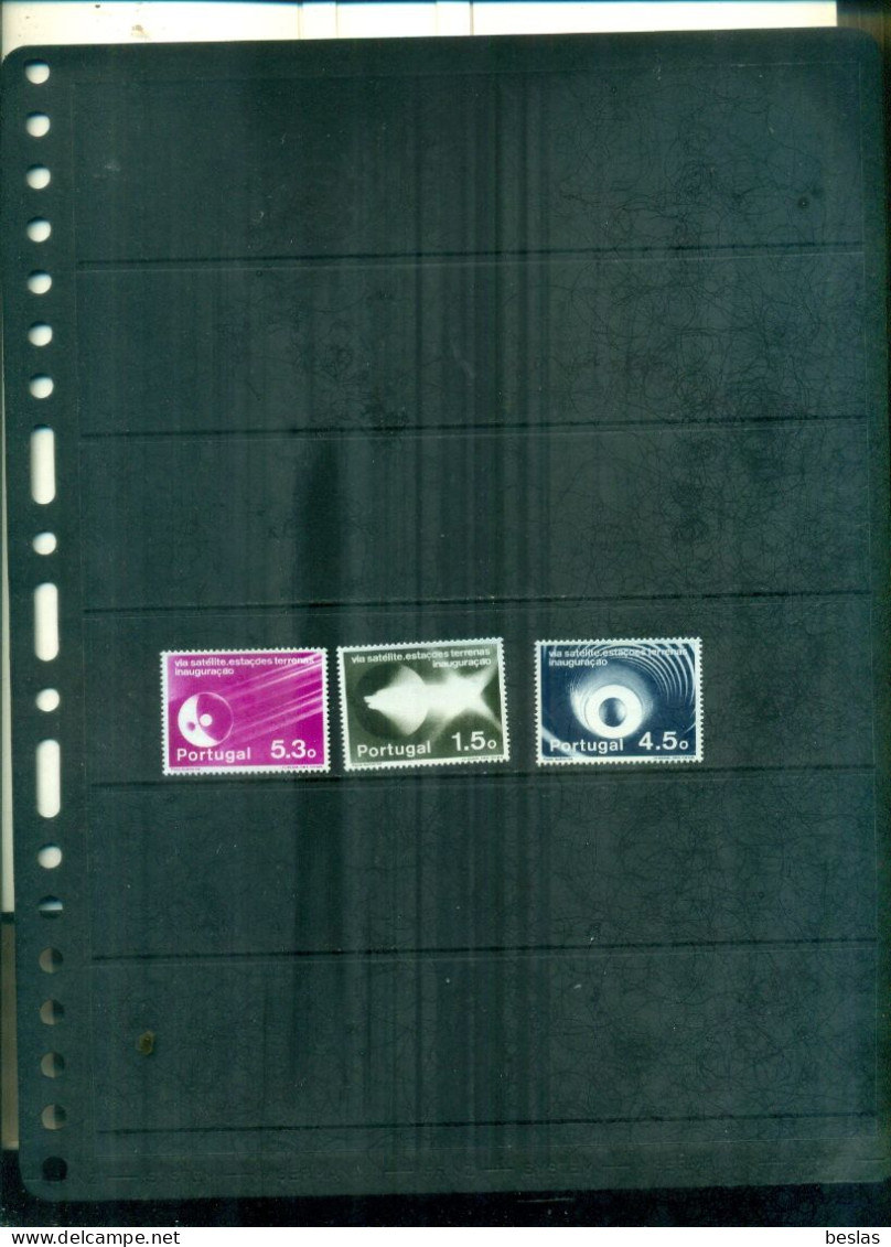 PORTUGAL COMMUNICATIONS PAR SATELLITES   3 VAL NEUFS A PARTIR DE 0,60  EUROS - Unused Stamps