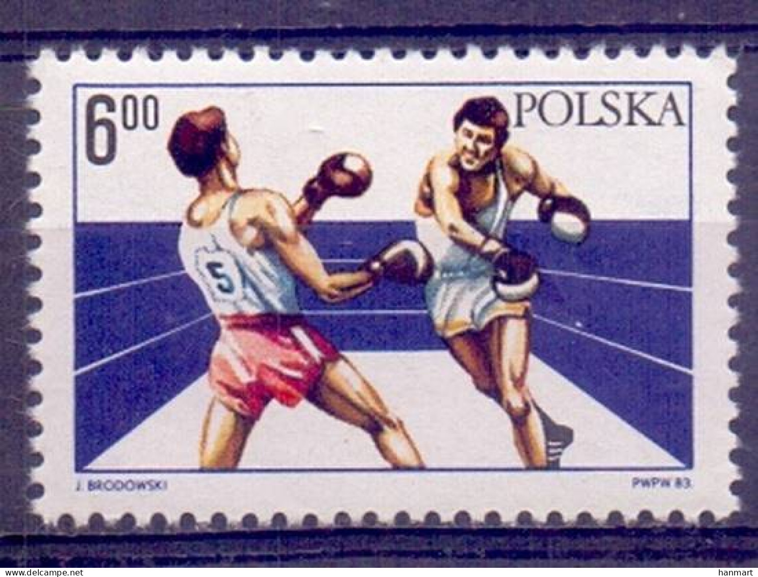 Poland 1983 Mi 2888 Fi 2740 MNH  (ZE4 PLD2888) - Boxing