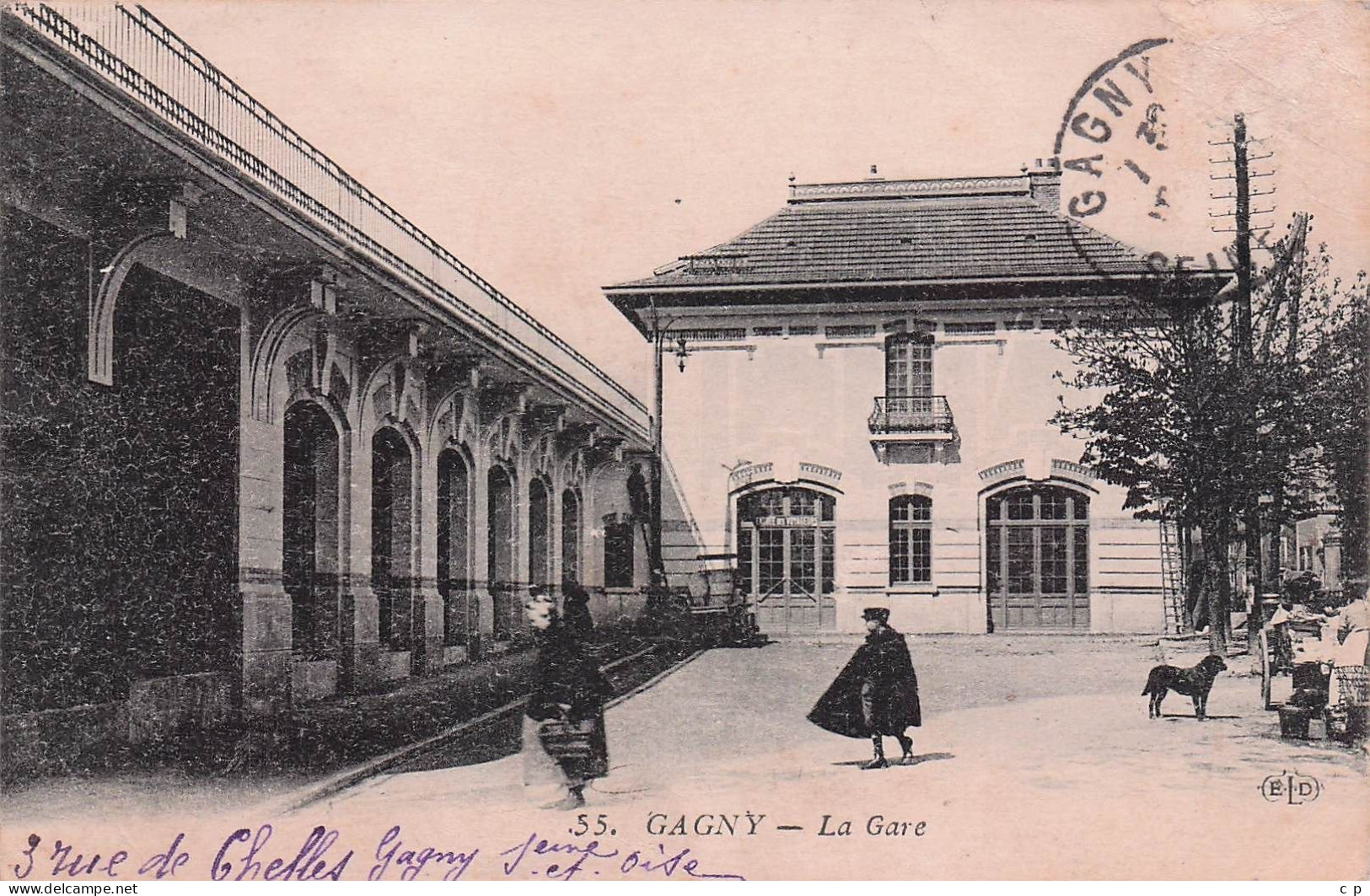 Gagny - La Gare   -   CPA °J - Gagny