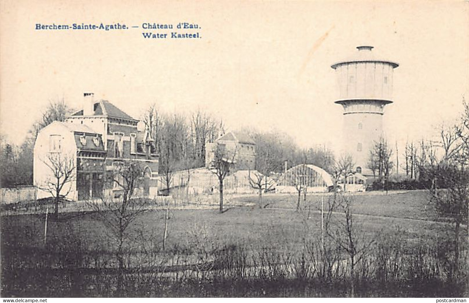 Belgique - BERCHEM-SAINTE-AGATHE (Brux.-Cap.) Château D'eau - St-Agatha-Berchem - Berchem-Ste-Agathe