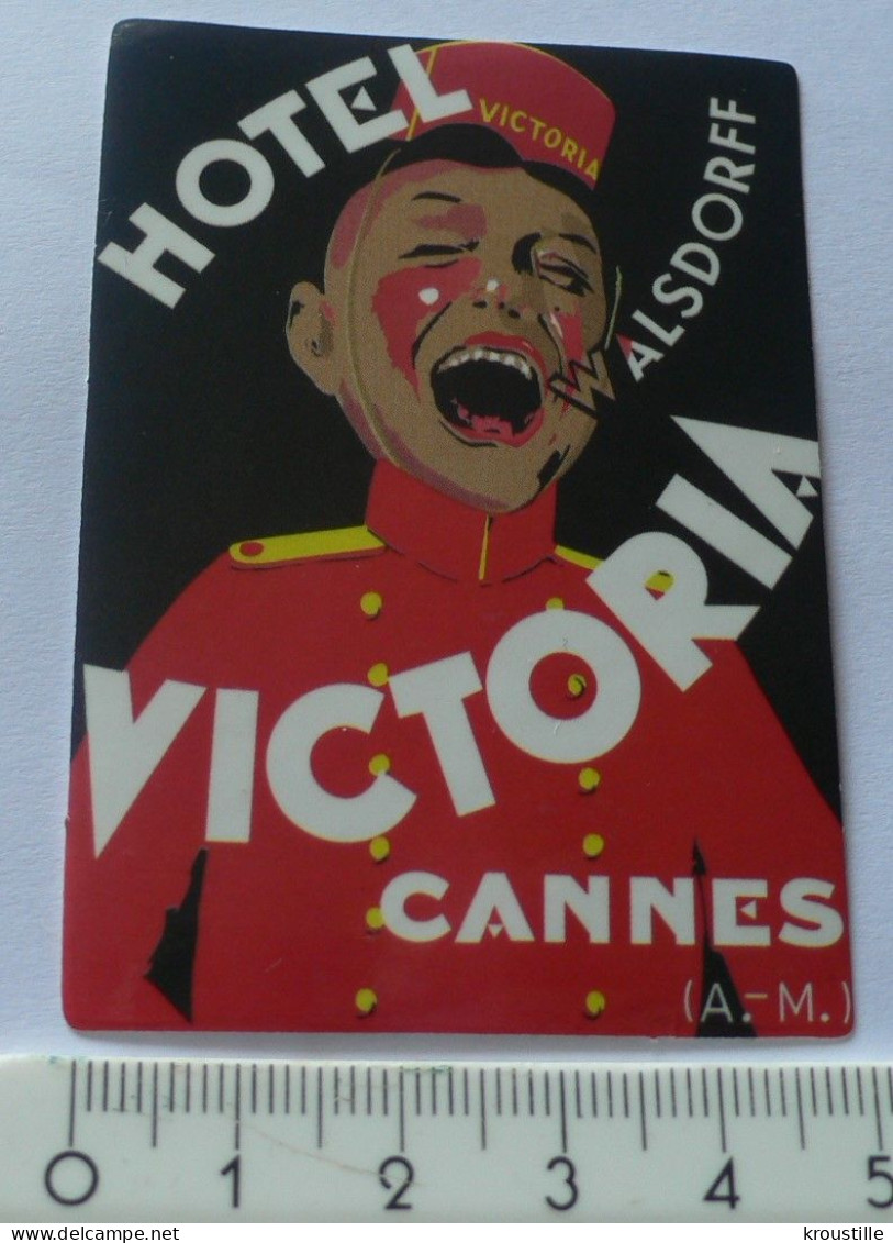 THEME HOTEL : AUTOCOLLANT HOTEL VICTORIA - CANNES - Stickers