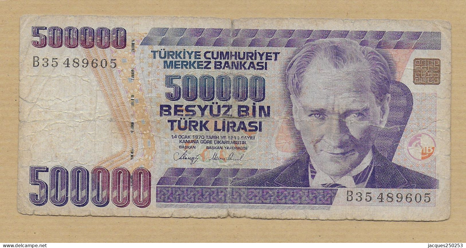 500000 LIRASI 1993 - Turkey