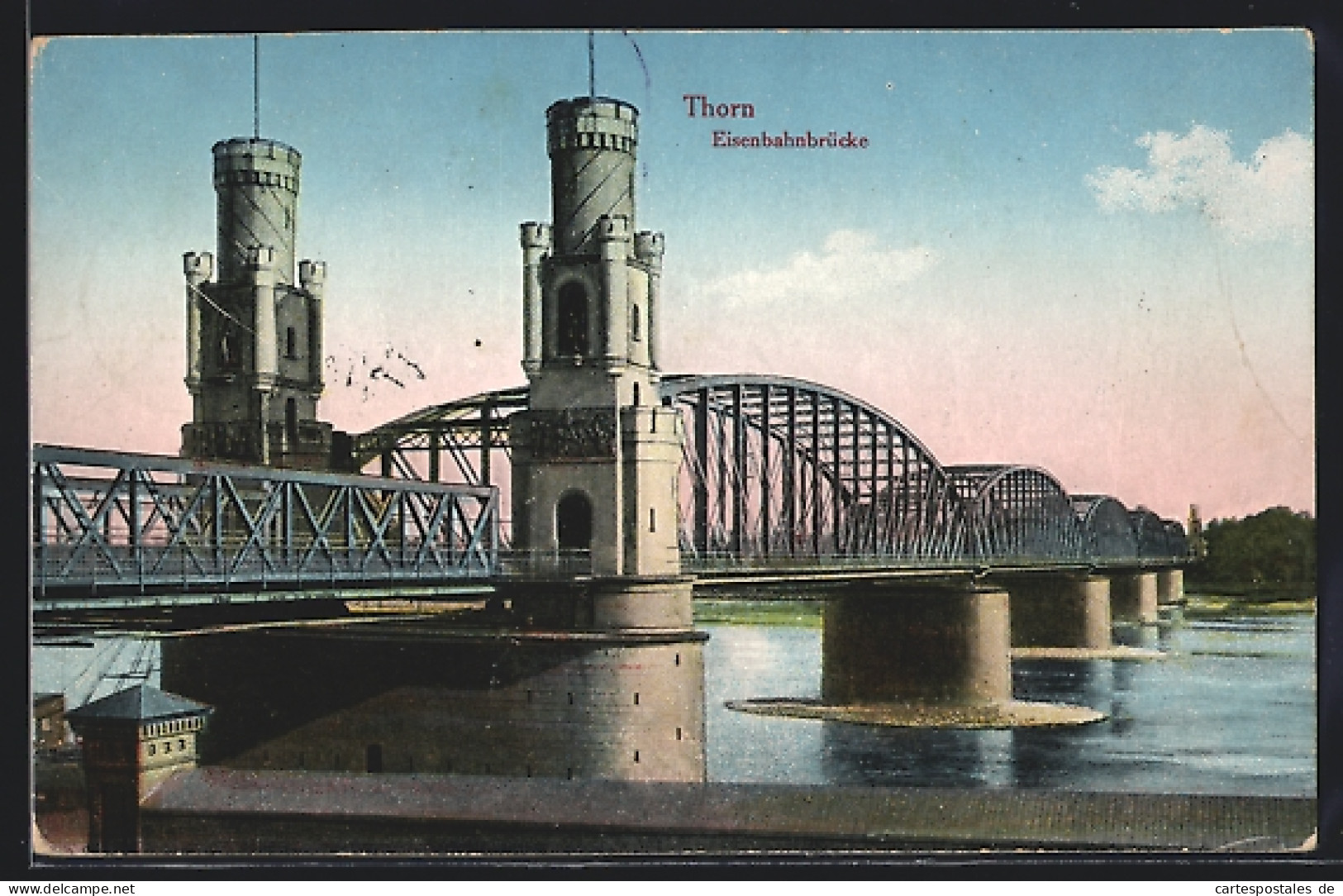 AK Thorn / Torun, Neben Der Eisenbahnbrücke  - Westpreussen