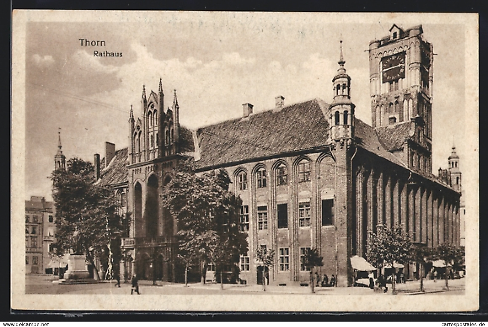 AK Thorn / Torun, Partie Am Rathaus  - Westpreussen