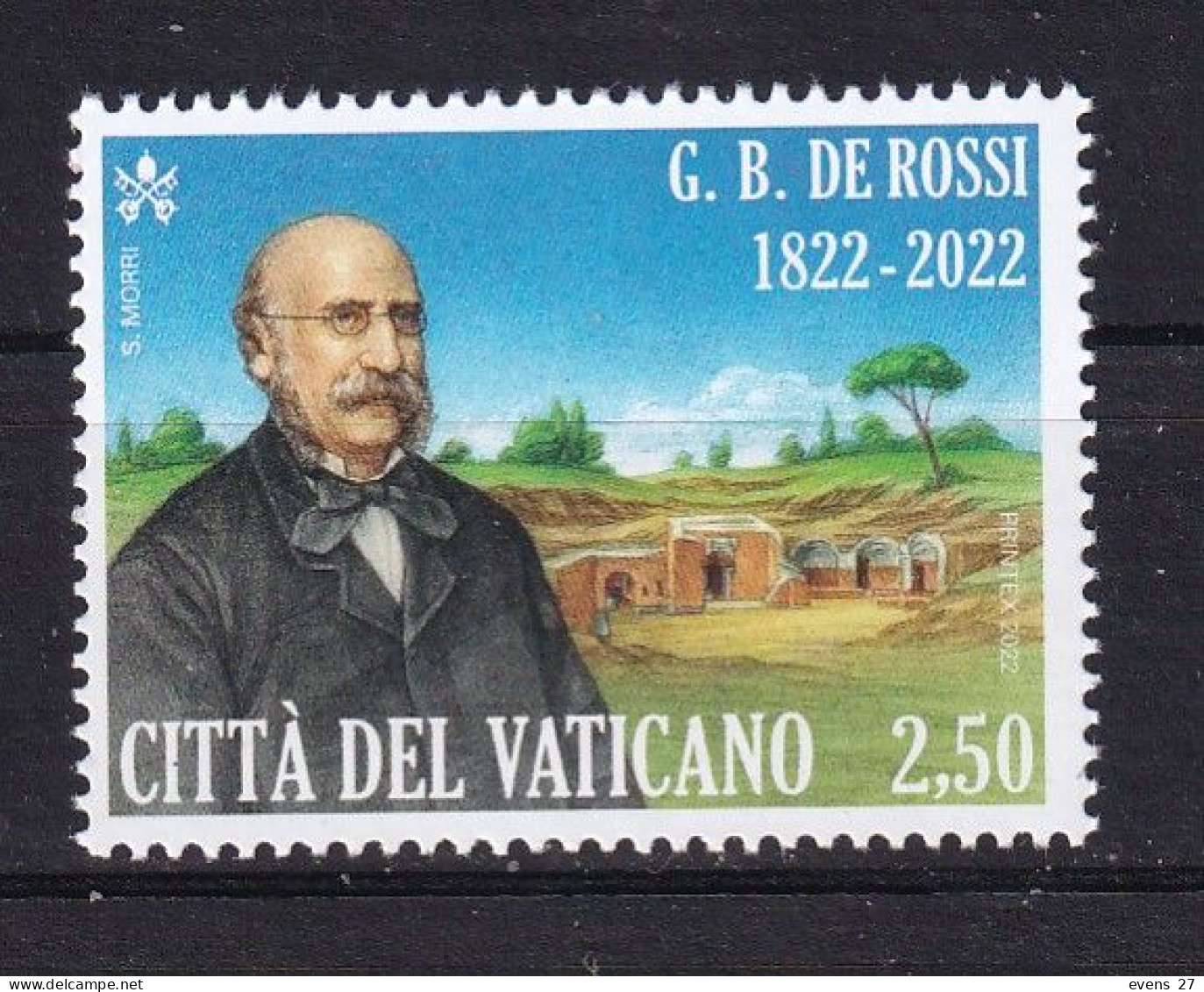 VATICAN-2022-GB DE ROSSI-MNH. - Christentum