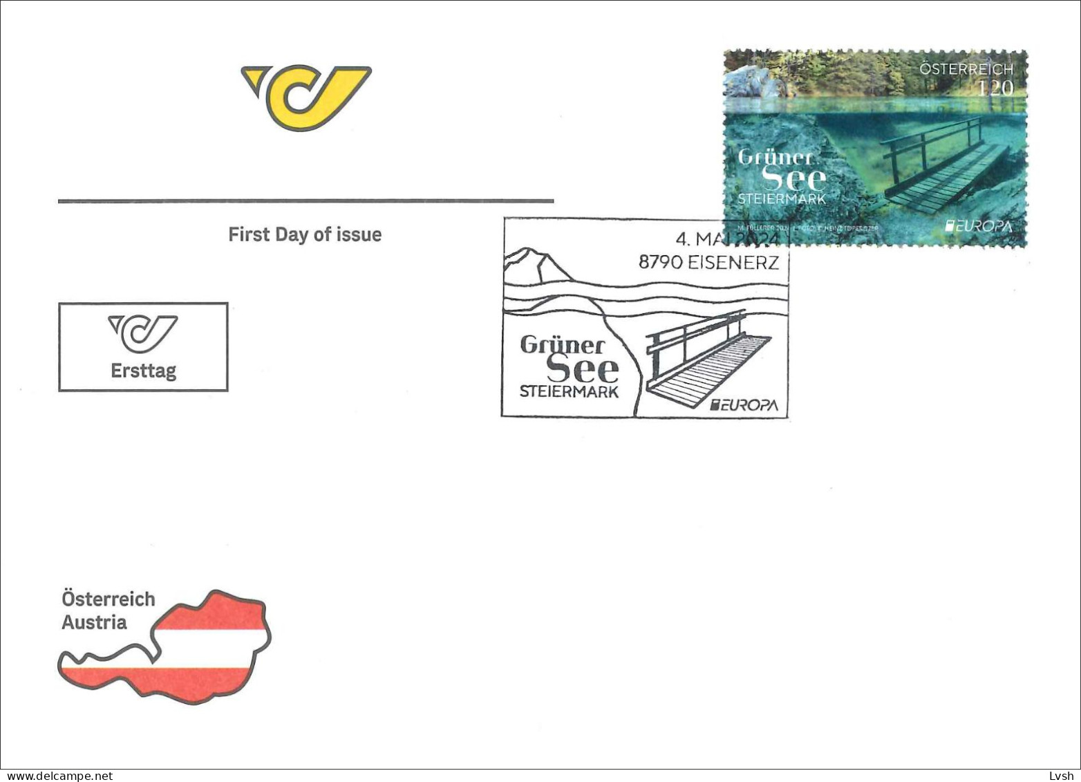 Austria.2024.Europa CEPT.Underwater Fauna And Flora.FDC . - Vie Marine