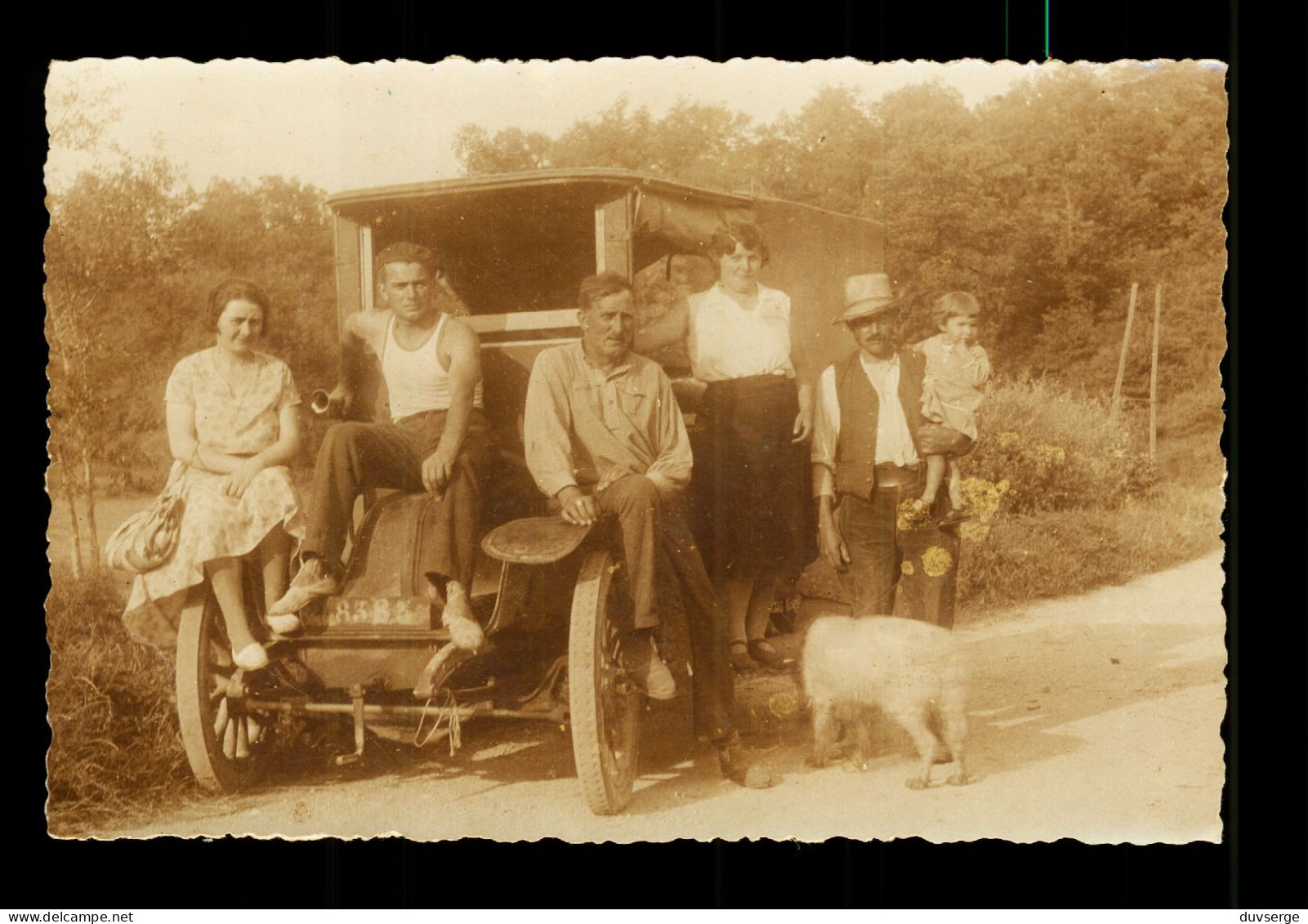 Photo Ancienne Voiture Automobile ( Format 8cm X 12cm ) - Auto's