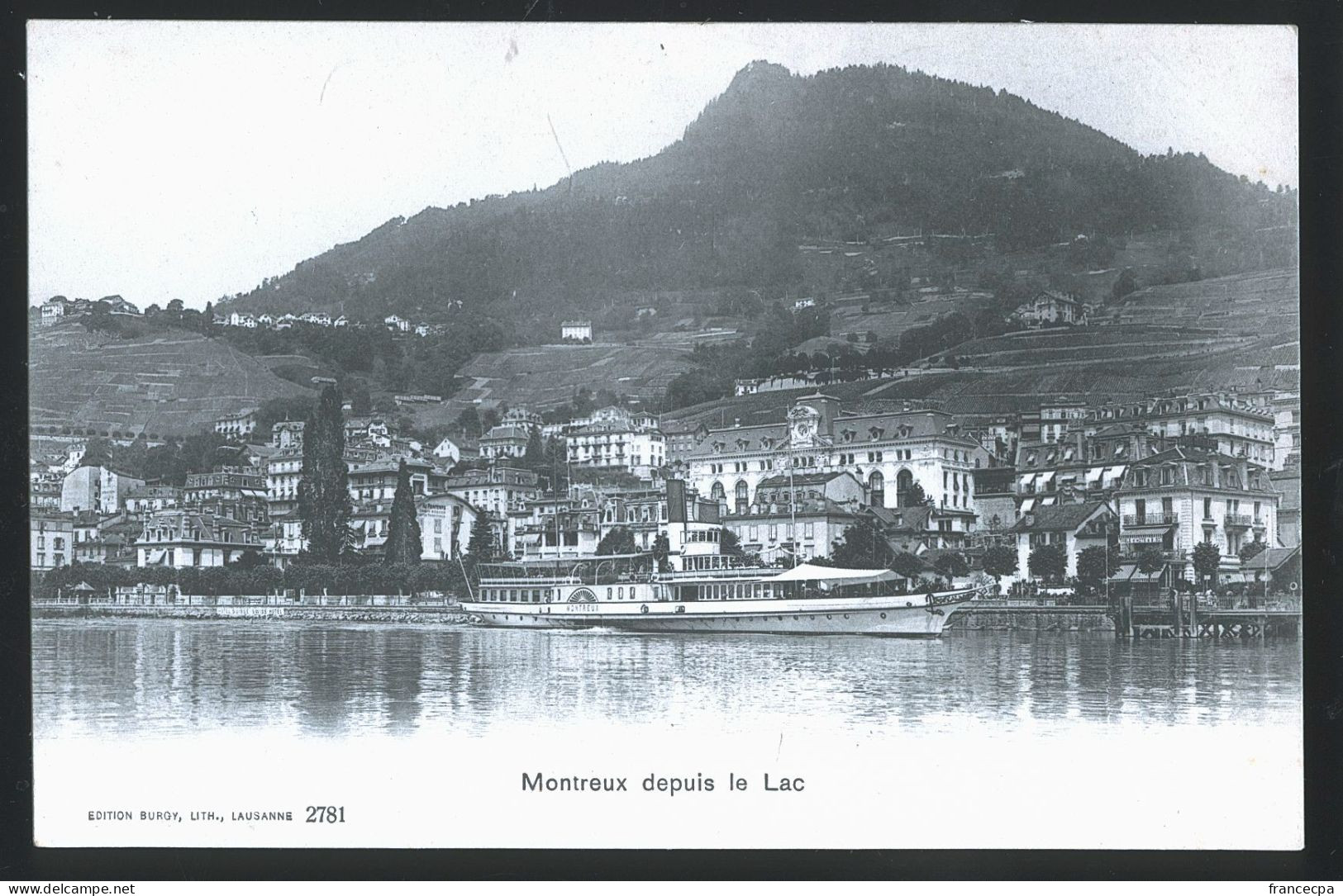 14791 - SUISSE - MONTREUX Depuis Le Lac - Montreux
