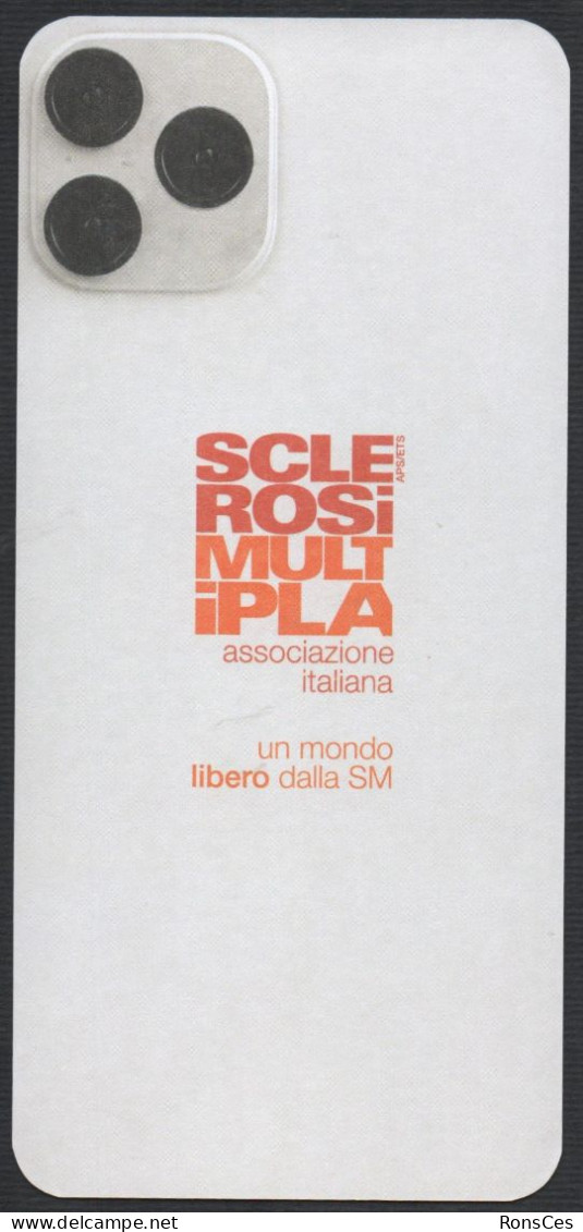 ITALIA - SEGNALIBRO / BOOKMARK - ASSOCIAZIONE ITALIANA SCLEROSI MULTIPLA - UN MONDO LIBERO DALLA SM - I - Lesezeichen