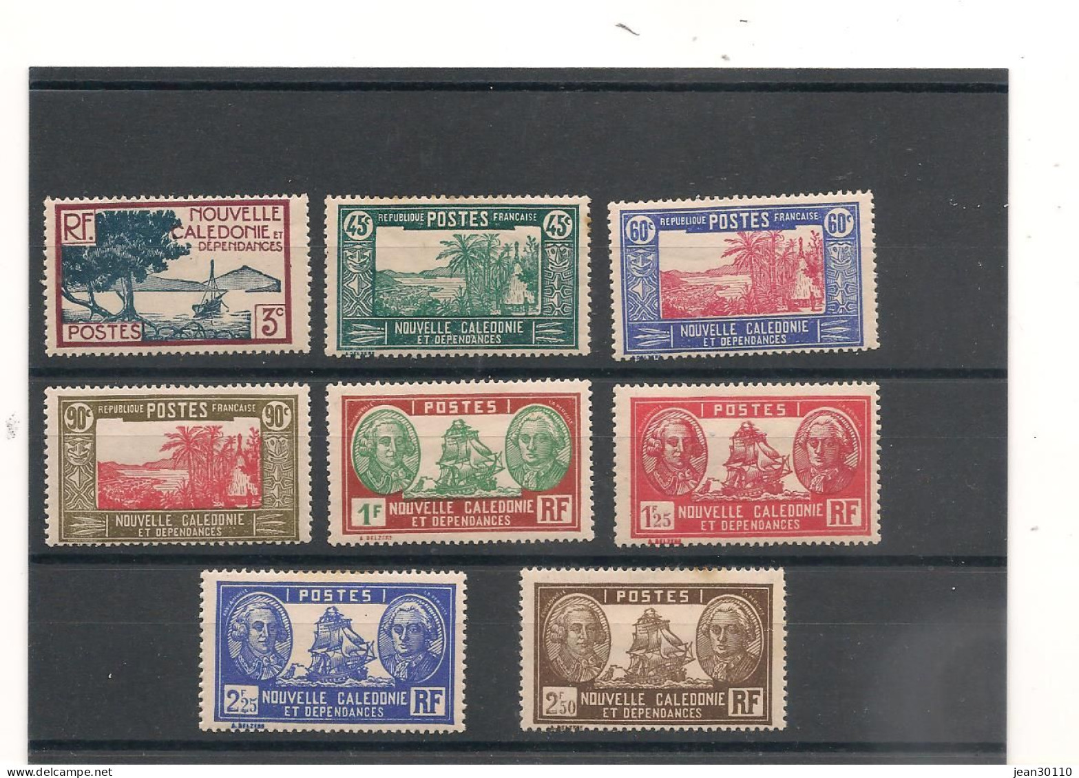 NOUVELLE CALÉDONIE 1939/40 N° 180/189* - Unused Stamps
