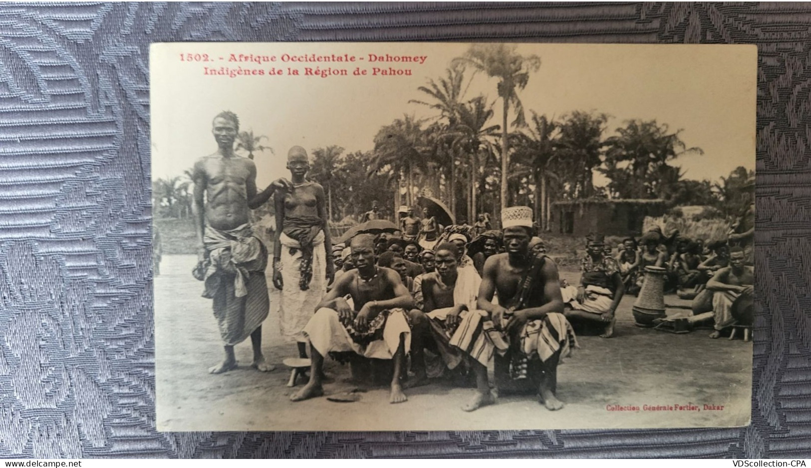 CPA -  BENIN - DAHOMEY - INDIGENES DE LA REGION DE PAHOU - Benin