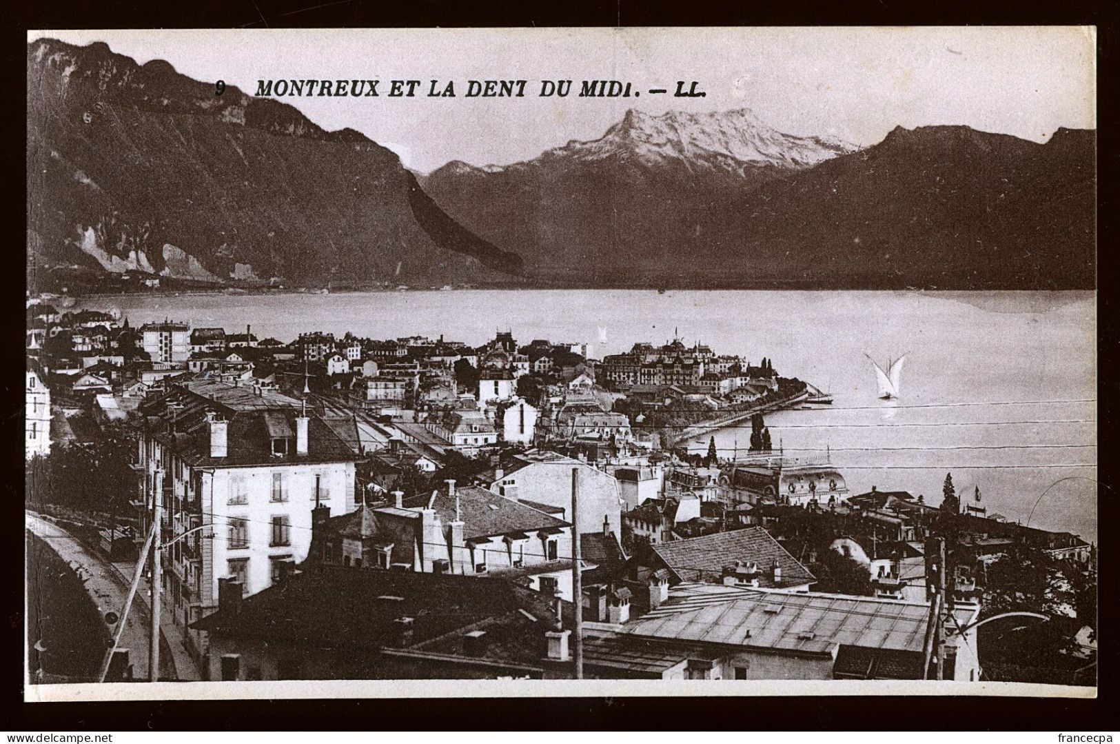 14802 - SUISSE - MONTREUX Et La Dent Du Midi - Montreux