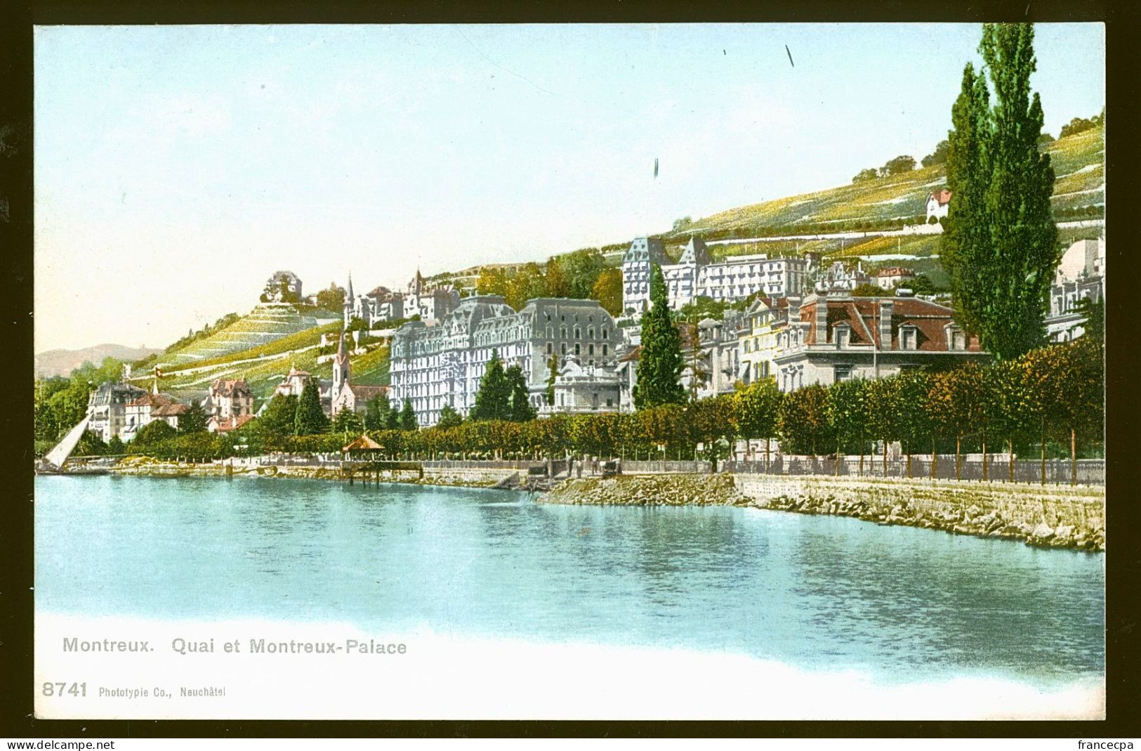 14805 - SUISSE - MONTREUX - Quai Et MONTREUX PALACE - Montreux