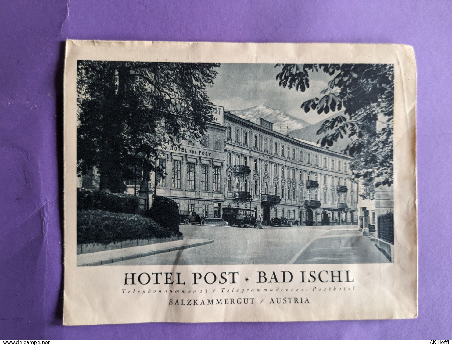 Bad Ischl 20er Jahre - Hotel Post - Faltblatt Mit 11 Abbildungen - Bad Ischl