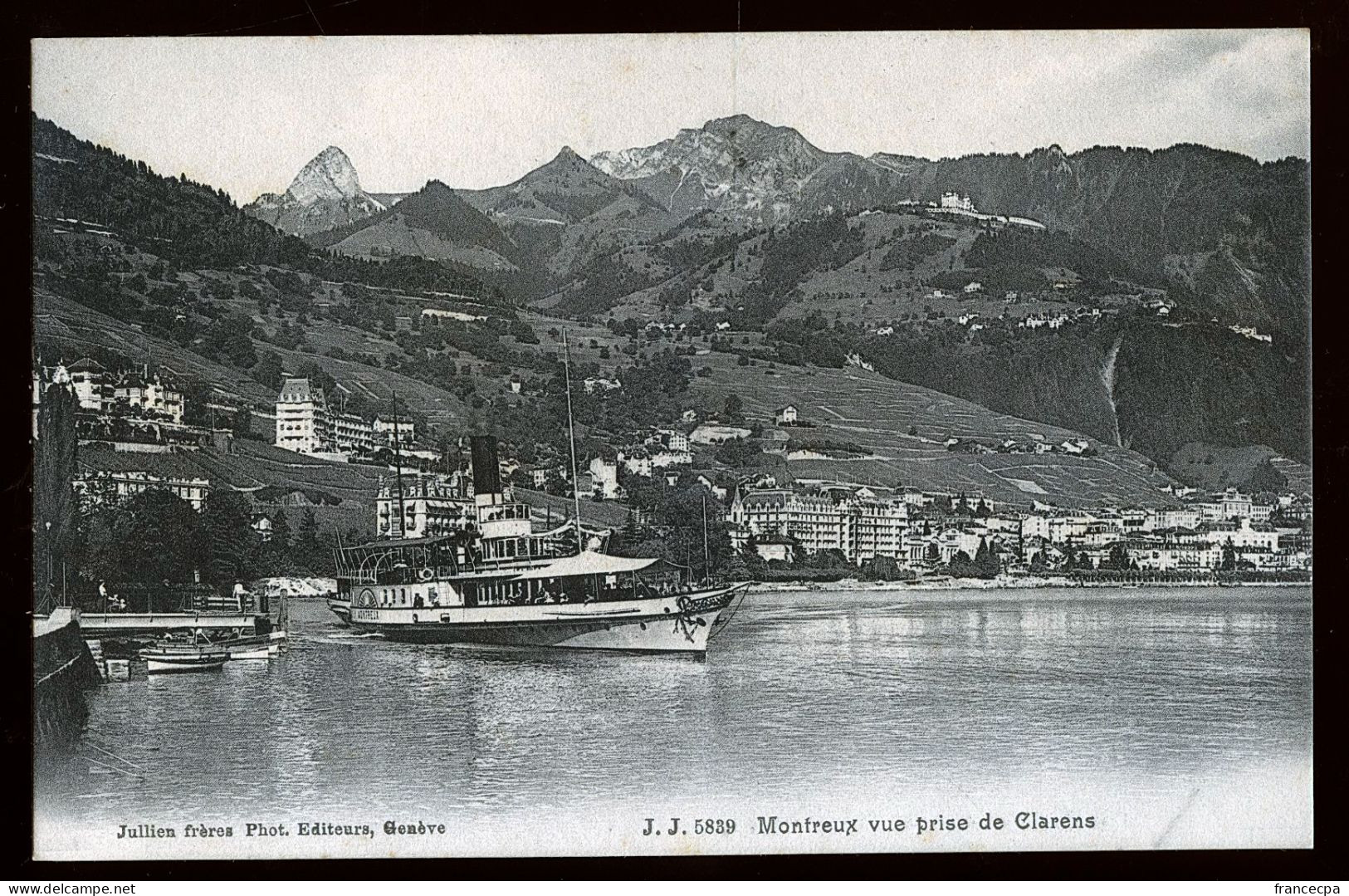 14806 - SUISSE - MONTREUX Vue Prise De Clarens - Montreux