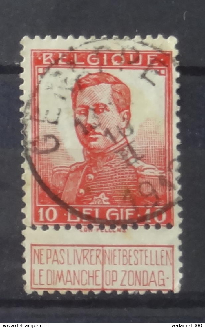 111 Avec Belle Oblitération Genappe - 1912 Pellens