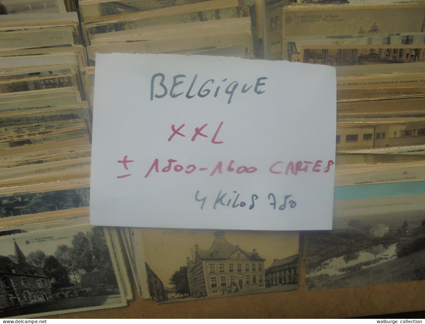 +++BELGIQUE BEAU LOT XXL ! ENVIRON 1500-1600 CARTES (Pas De Côte Belge) MAJORITES ANCIENNES+++ 4 KILOS 750 (Lire Ci-bas) - 500 Postkaarten Min.