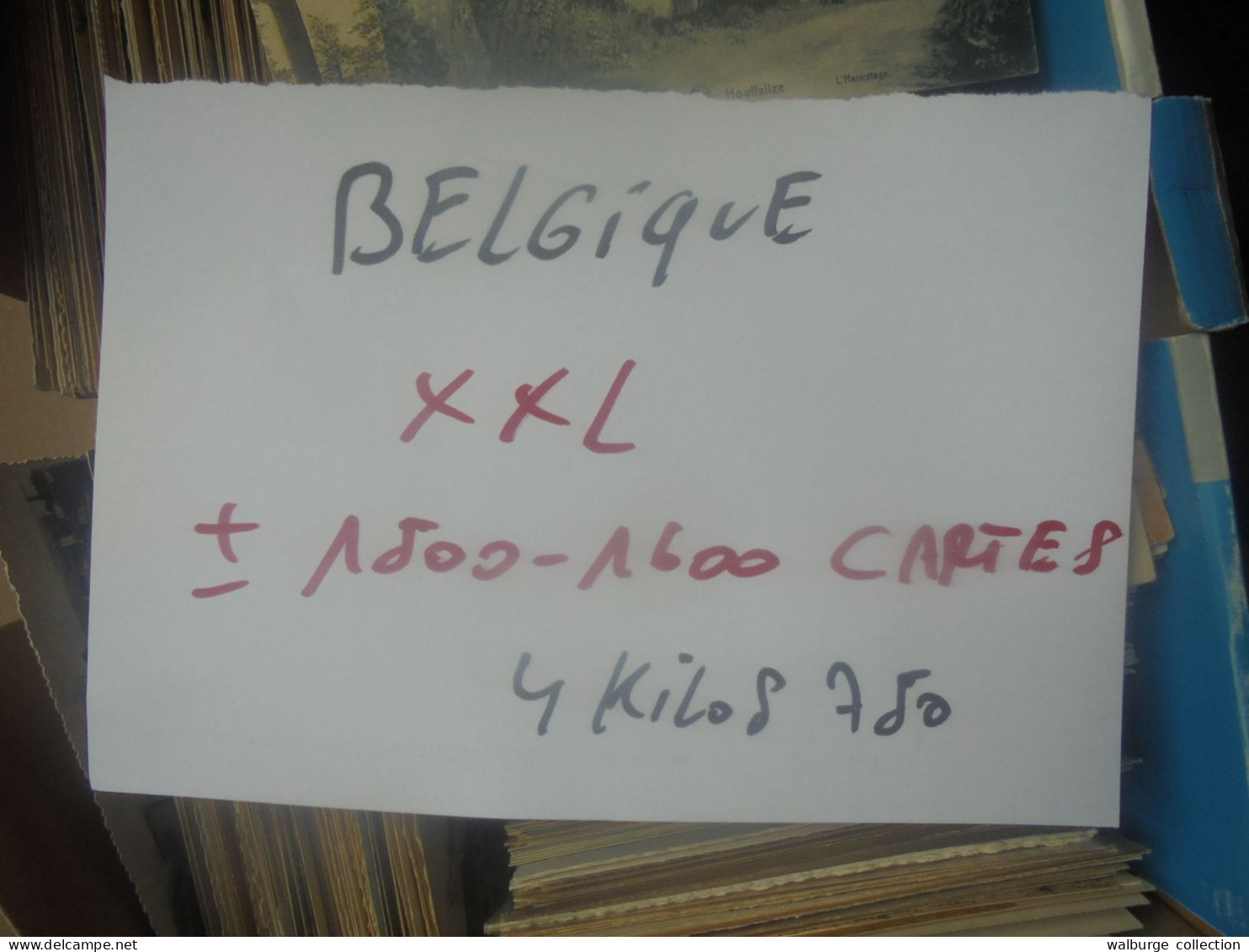 +++BELGIQUE BEAU LOT XXL ! ENVIRON 1500-1600 CARTES (Pas de côte Belge) MAJORITES ANCIENNES+++ 4 KILOS 750 (Lire ci-bas)