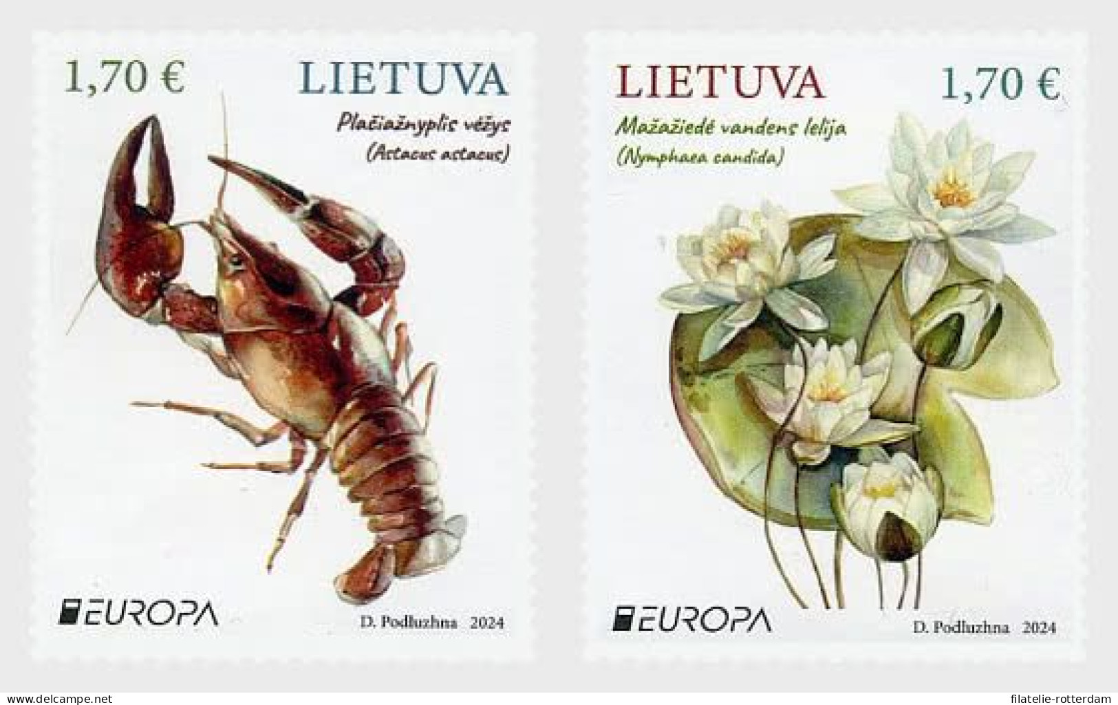 Lithuania / Litouwen - Postfris / MNH - Complete Set Europa, Underwater World 2024 - Litauen