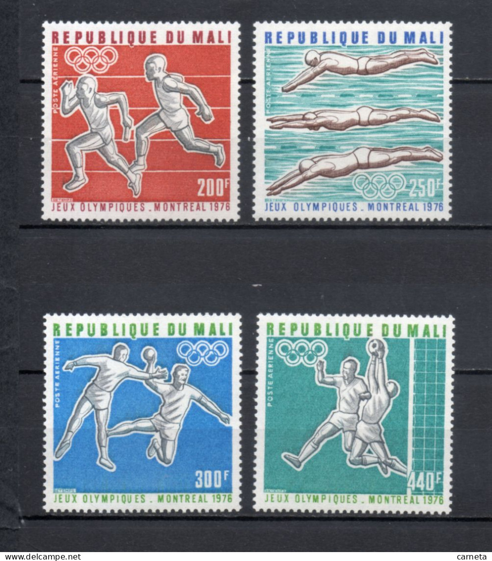 MALI  PA  N° 276 à 279   NEUFS SANS CHARNIERE  COTE 9.00€    JEUX OLYMPIQUES MONTREAL SPORT - Malí (1959-...)