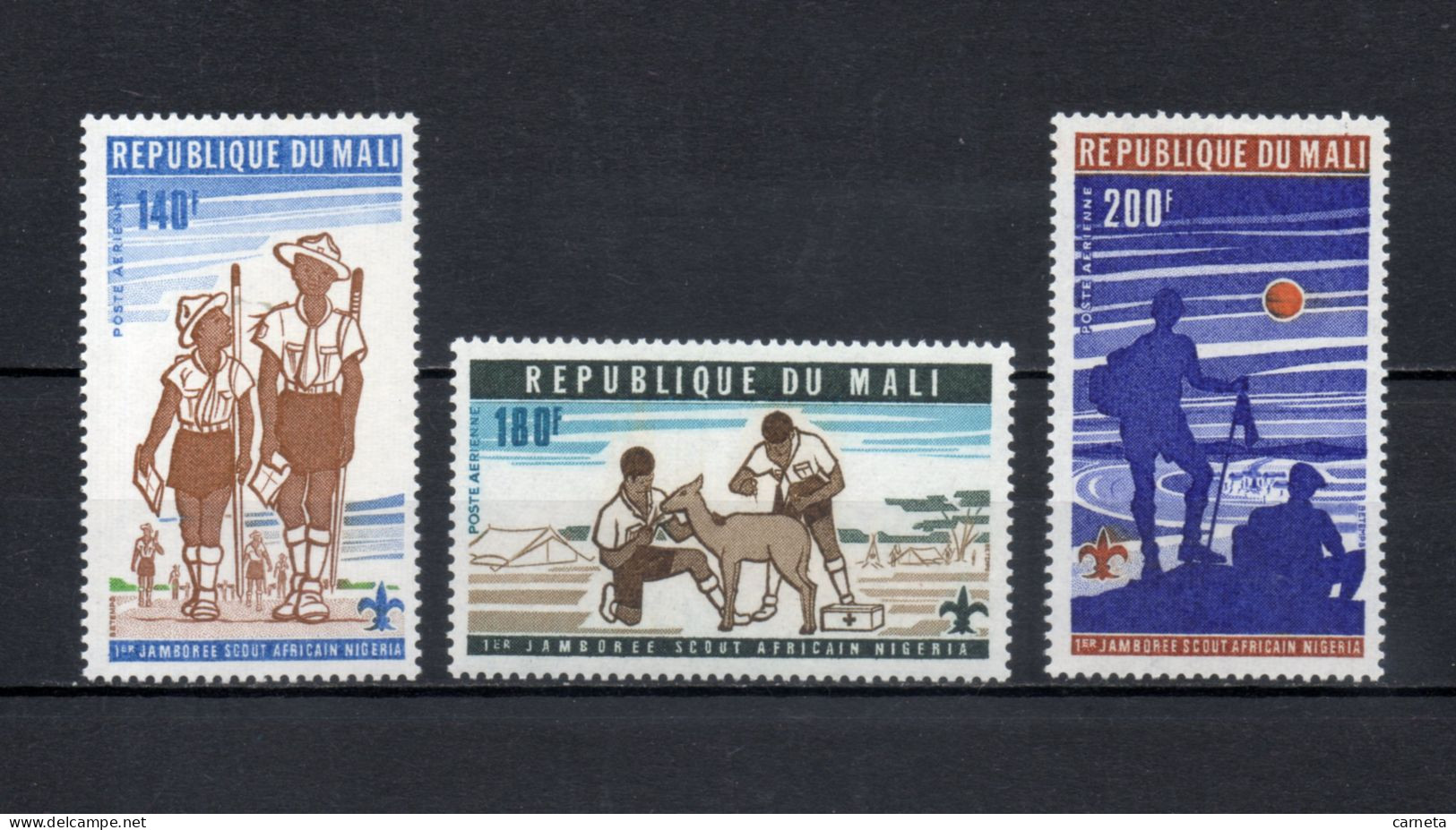 MALI  PA  N° 280 à 282   NEUFS SANS CHARNIERE  COTE 5.00€    SCOUTISME - Mali (1959-...)