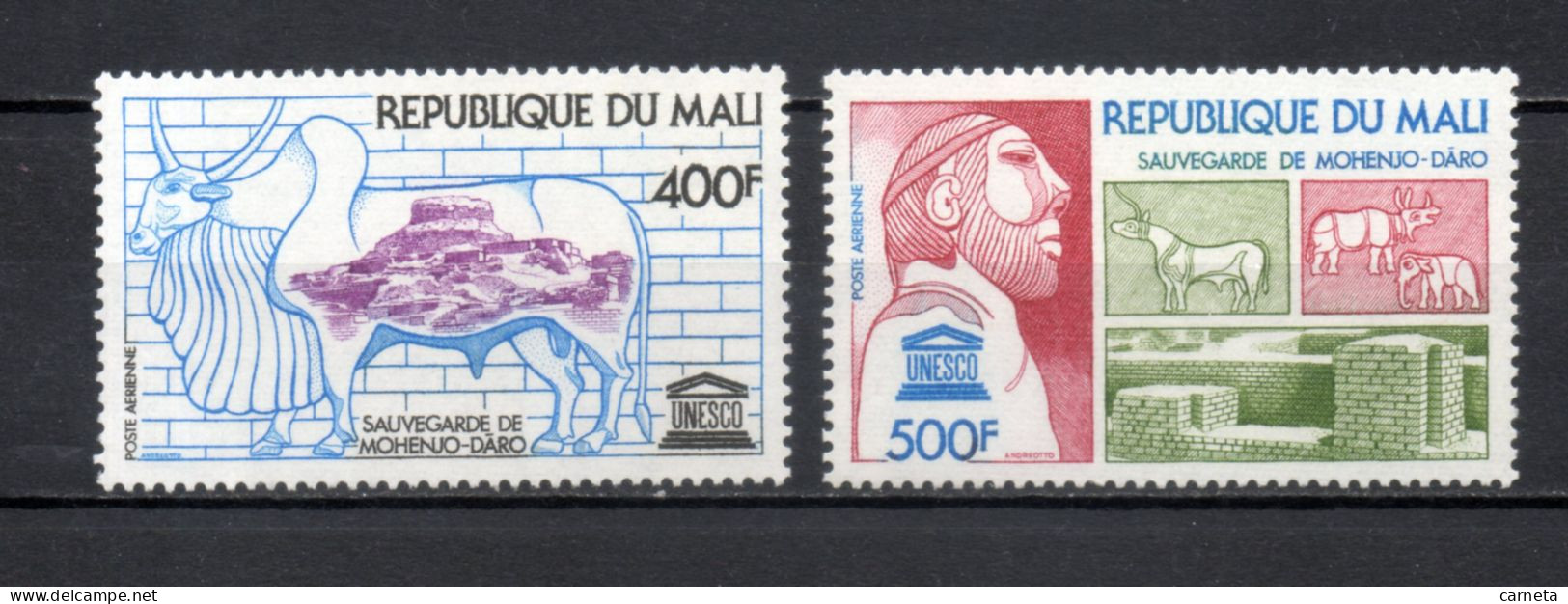 MALI  PA  N° 283 + 284   NEUFS SANS CHARNIERE  COTE 6.50€    TEMPLE HISTOIRE - Mali (1959-...)