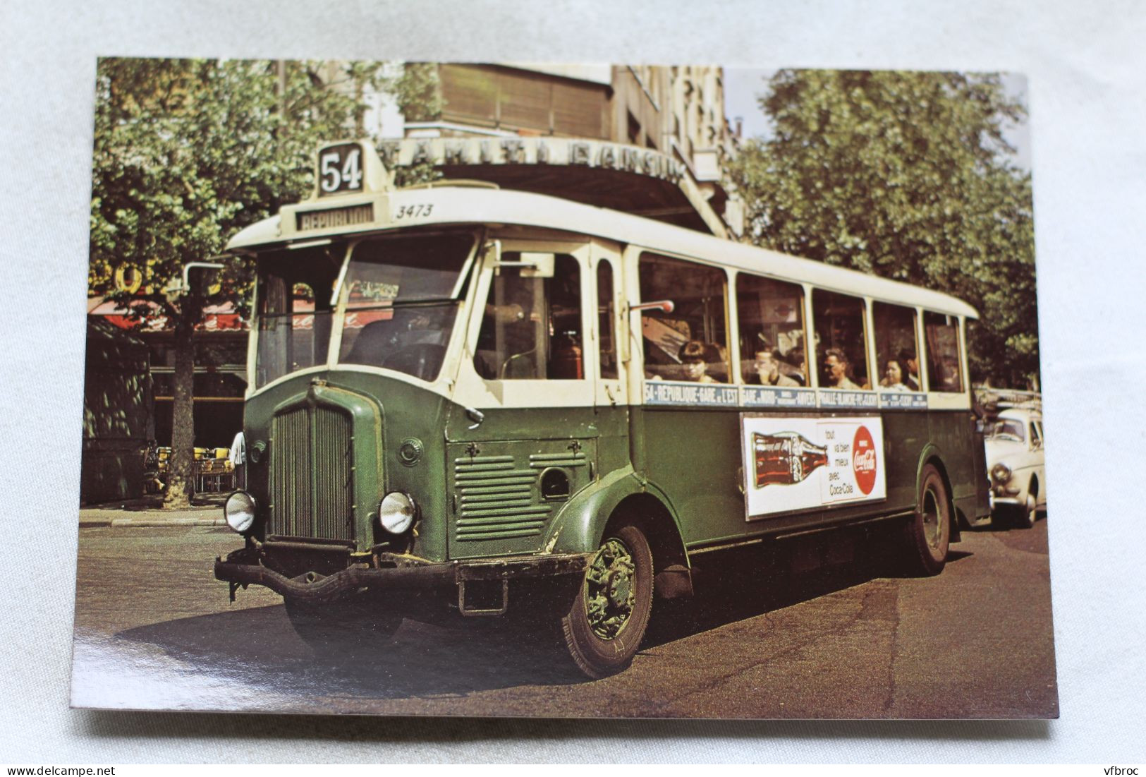 Cpm, Paris 75, Autobus Renault TN4 H, Ratp - Busse & Reisebusse