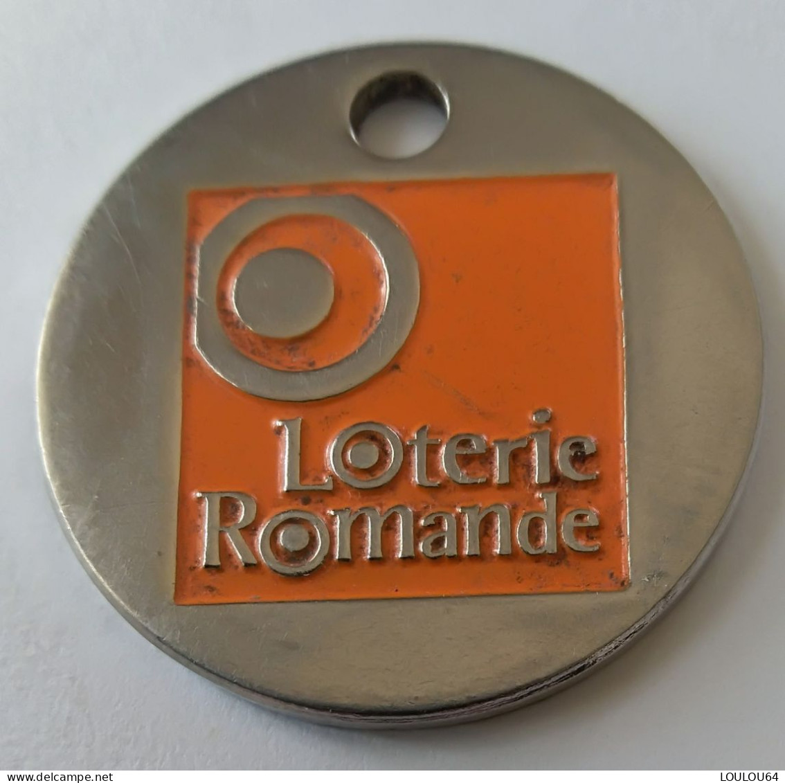 Jeton De Caddie - Loterie Romande - En Métal - Diamètre 27mm - (1) - - Jetons De Caddies