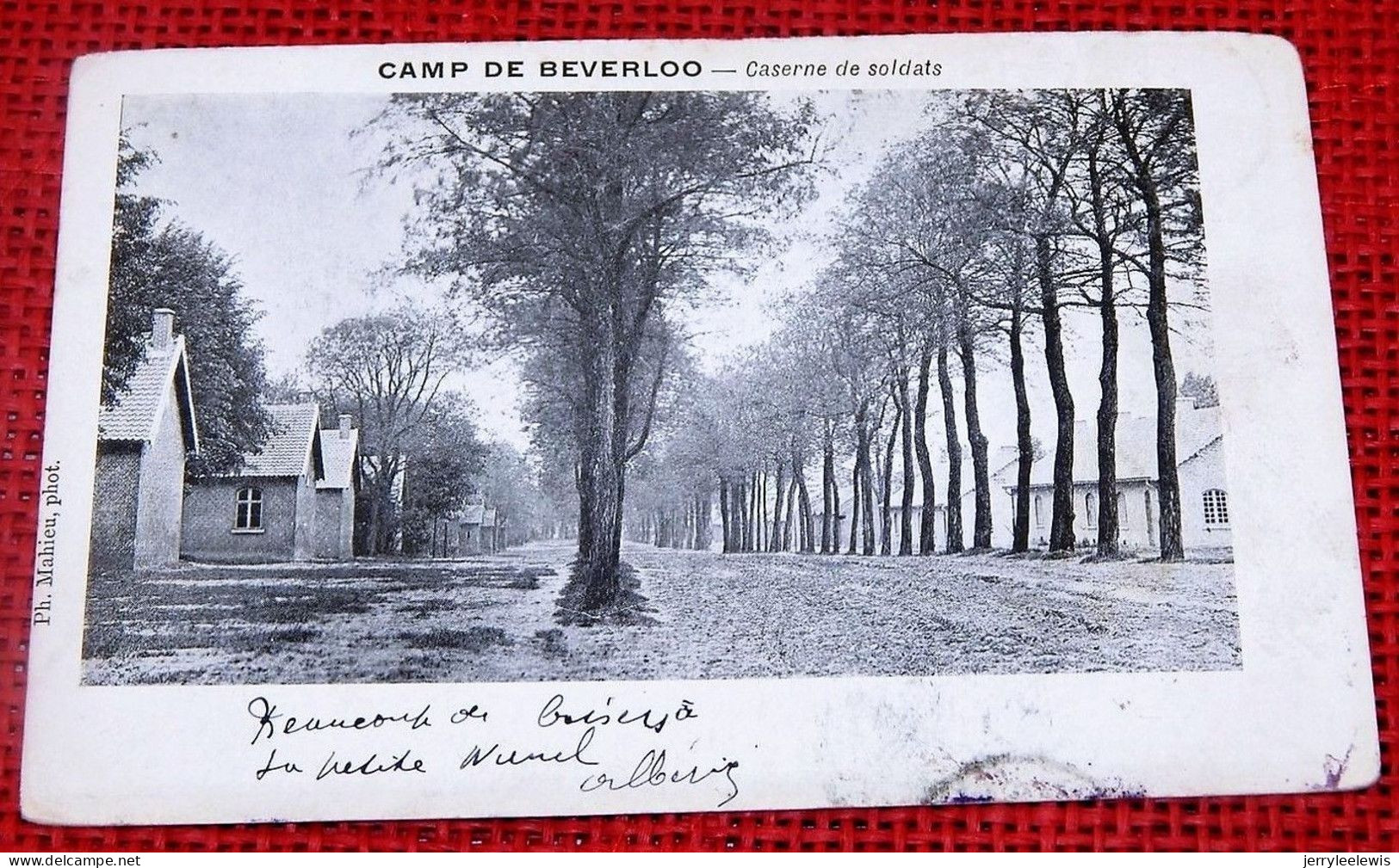 MILITARIA - Lot De 3 Cartes : LEOPOLDSBURG - Camp De Beverlo : Pavillon Du Colonel , Canon D'alarme, Caserne Soldats - Leopoldsburg (Kamp Van Beverloo)
