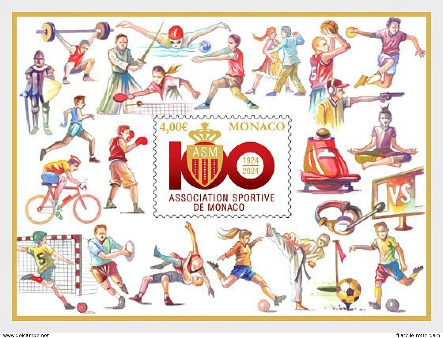 Monaco - Postfris / MNH - Sheet Sports Federation 2024 - Unused Stamps