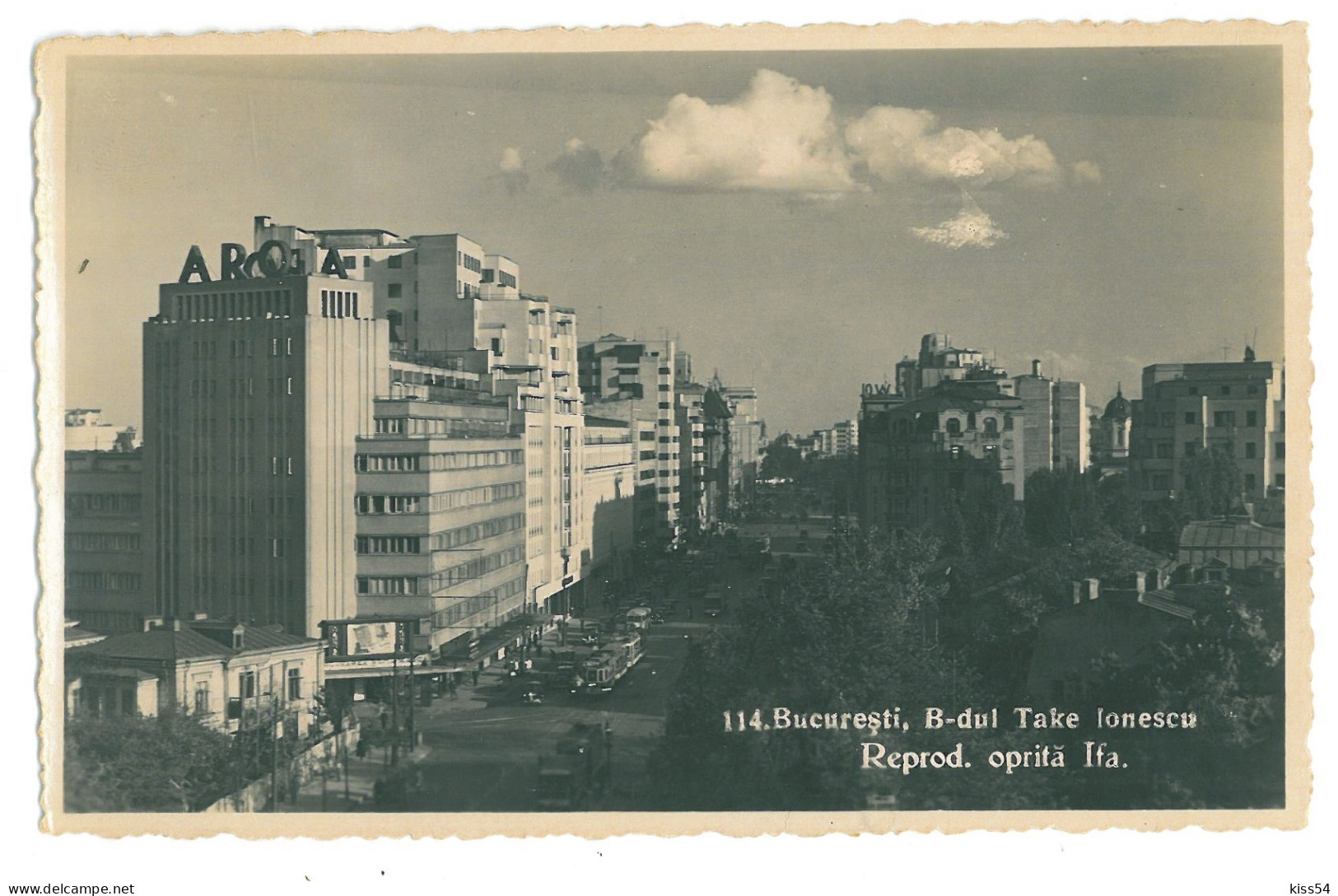 RO 06 - 21211 BUCURESTI, Ave. Take Ionescu, Romania - Old Postcard, Real Photo - Unused  - Romania