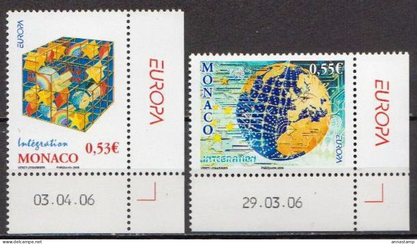 Monaco MNH Set - 2006