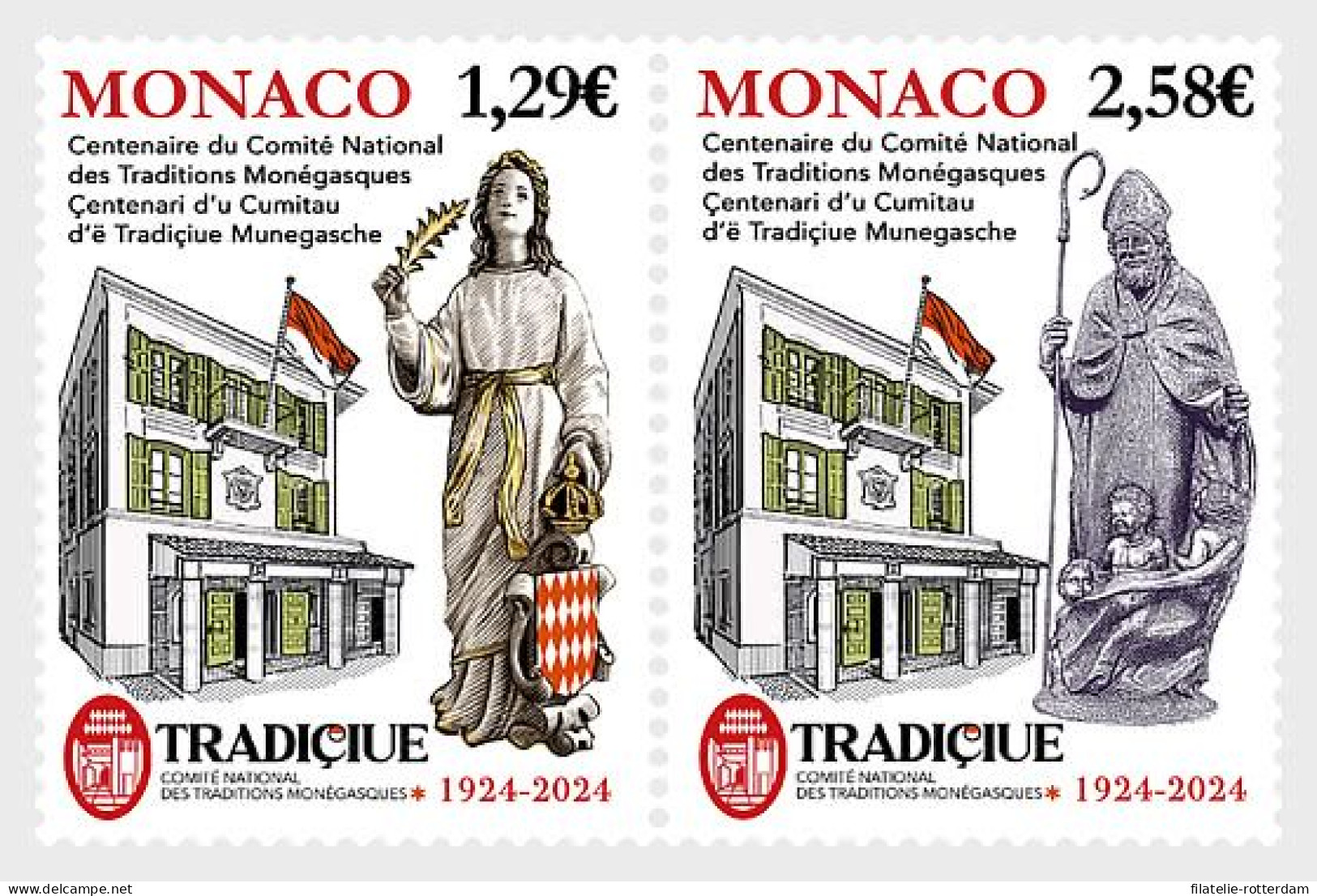 Monaco - Postfris / MNH - Complete Set Traditions 2024 - Ungebraucht