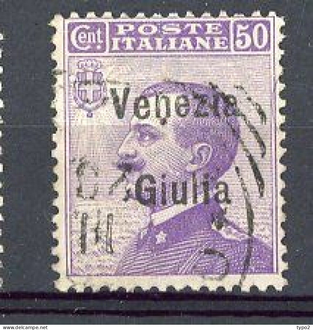 GIULIA  Yv. SA, N° 27  (o)  50c Timbres D'Italie 1901-1917 Surchargés  Cote 12 Euro BE  2 Scans - Vénétie Julienne