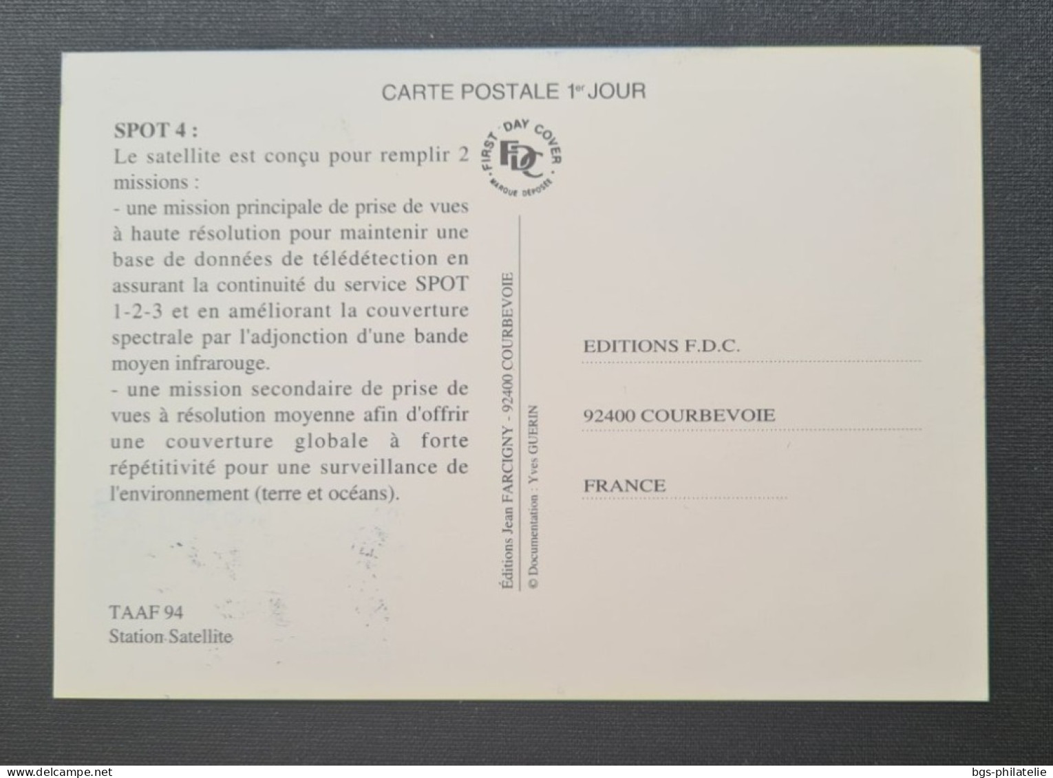 TAAF,  Timbre Numéro PA 131 Oblitéré De Kerguelen Le 1/1/1994. - Covers & Documents
