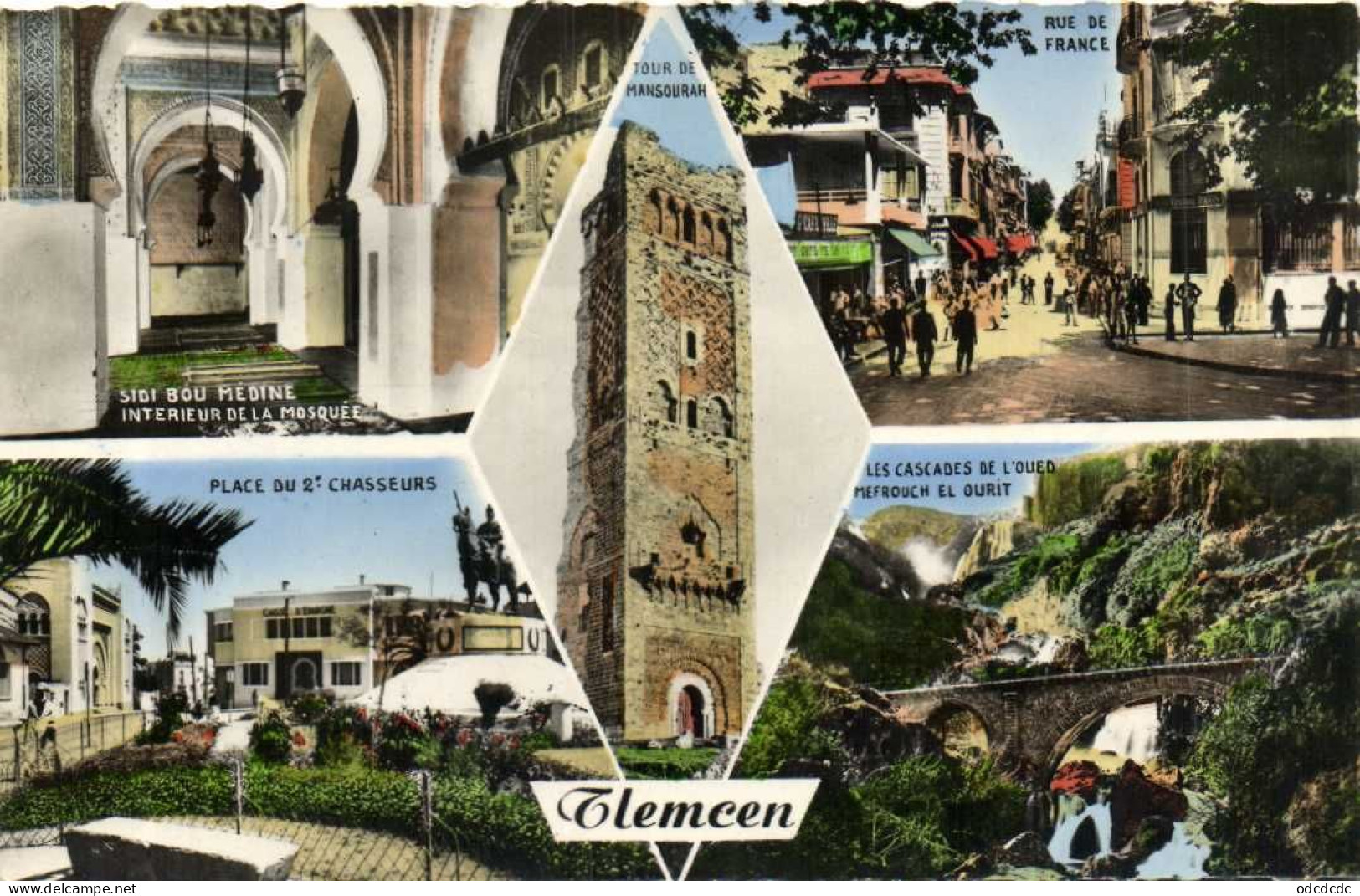 TLEMCEN  5 Vues Colorisées RV - Tlemcen