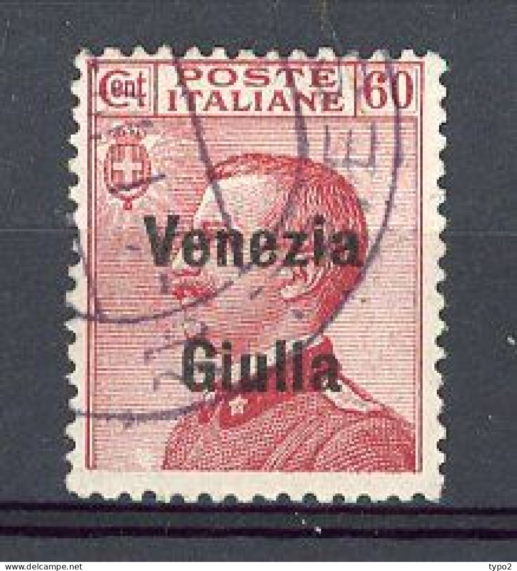 GIULIA  Yv. SA, N° 28  (o)  60c Timbres D'Italie 1901-1917 Surchargés  Cote 60 Euro BE  2 Scans - Venezia Giulia