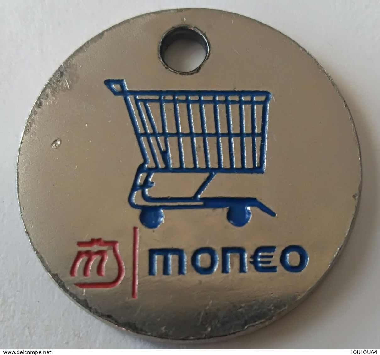 Jeton De Caddie - MONEO - Chariot - En Métal - (1) - - Einkaufswagen-Chips (EKW)