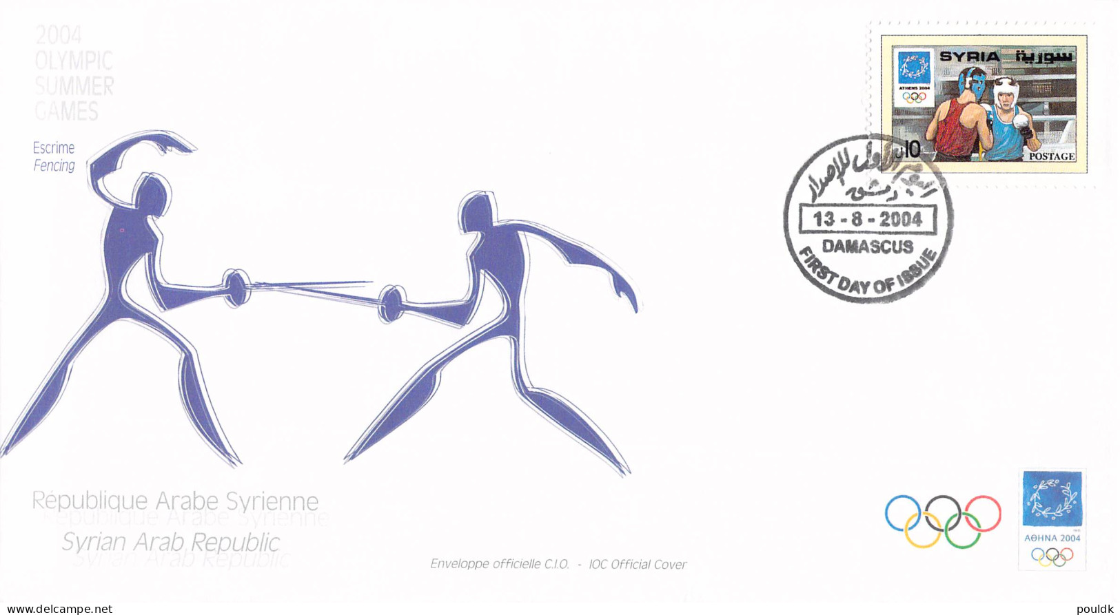 Olympic Games in Athens 2004 - ten covers, looks like FDC. Postal weight approx 0,09 kg. Please read Sales Con