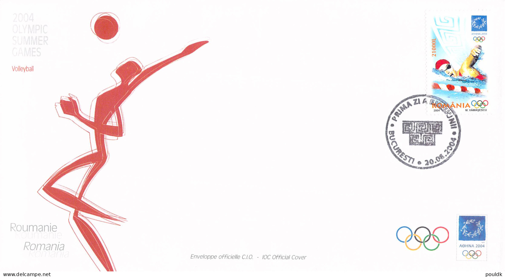 Olympic Games in Athens 2004 - ten covers, looks like FDC. Postal weight approx 0,09 kg. Please read Sales Con