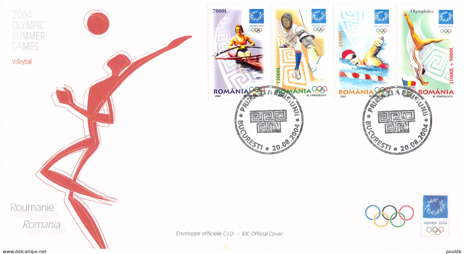 Olympic Games In Athens 2004 - Ten Covers, Looks Like FDC. Postal Weight Approx 0,09 Kg. Please Read Sales Con - Estate 2004: Atene