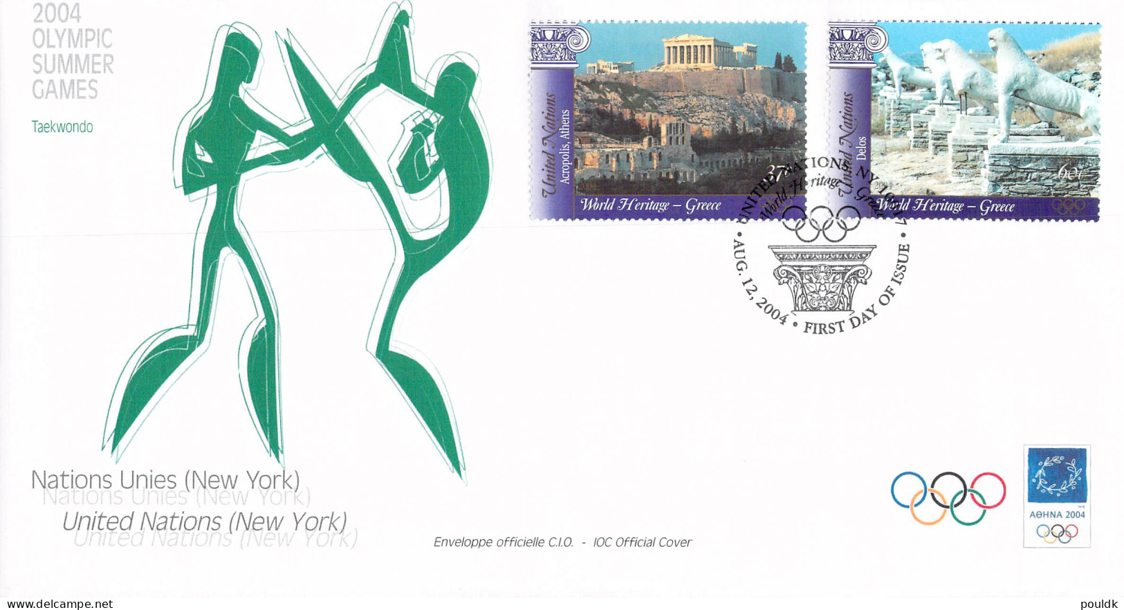 Olympic Games in Athens 2004 - ten covers, looks like FDC. Postal weight approx 0,09 kg. Please read Sales Con