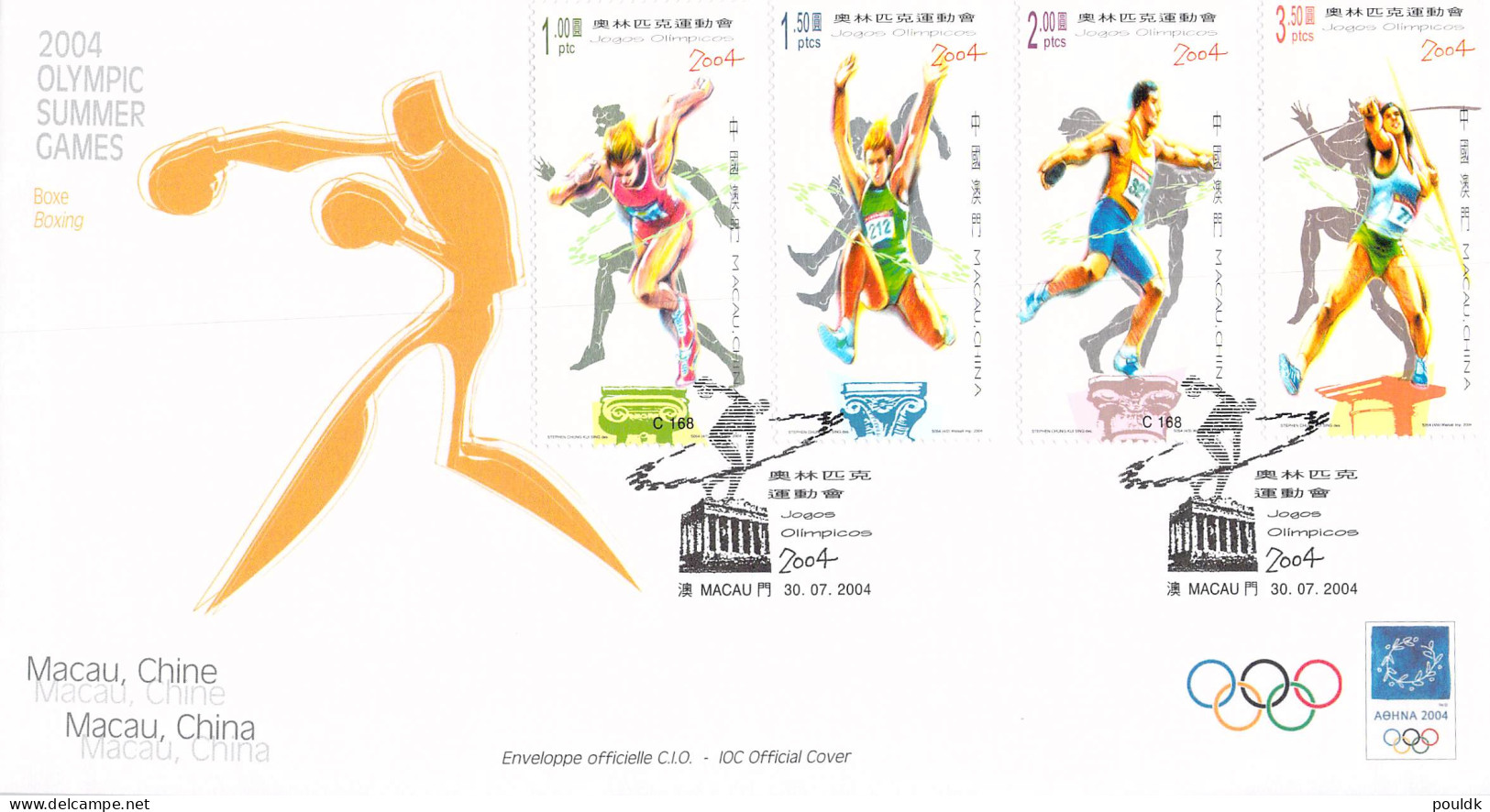 Olympic Games in Athens 2004 - ten covers, looks like FDC. Postal weight approx 0,09 kg. Please read Sales Con