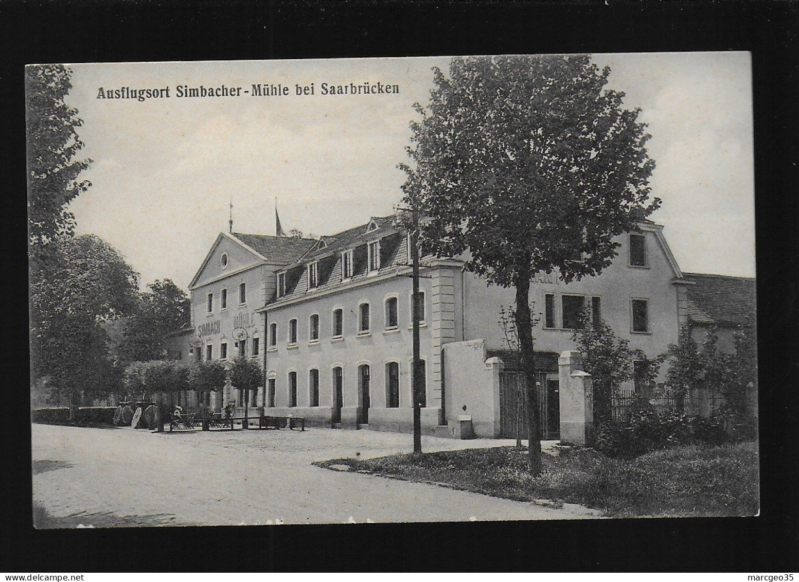 57 Ausflugsort Simbacher Mühle Bei Saarbrücken édit. B.G.B.S. N° 623/27 En Juli 1907 - Sarrebourg
