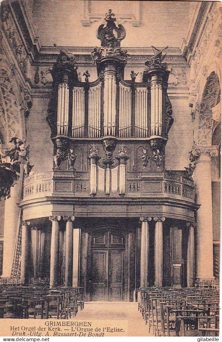 GRIMBERGEN  -  GRIMBERGHEN - L'orgue De L'église - Het Orgel Der Kerk - Grimbergen