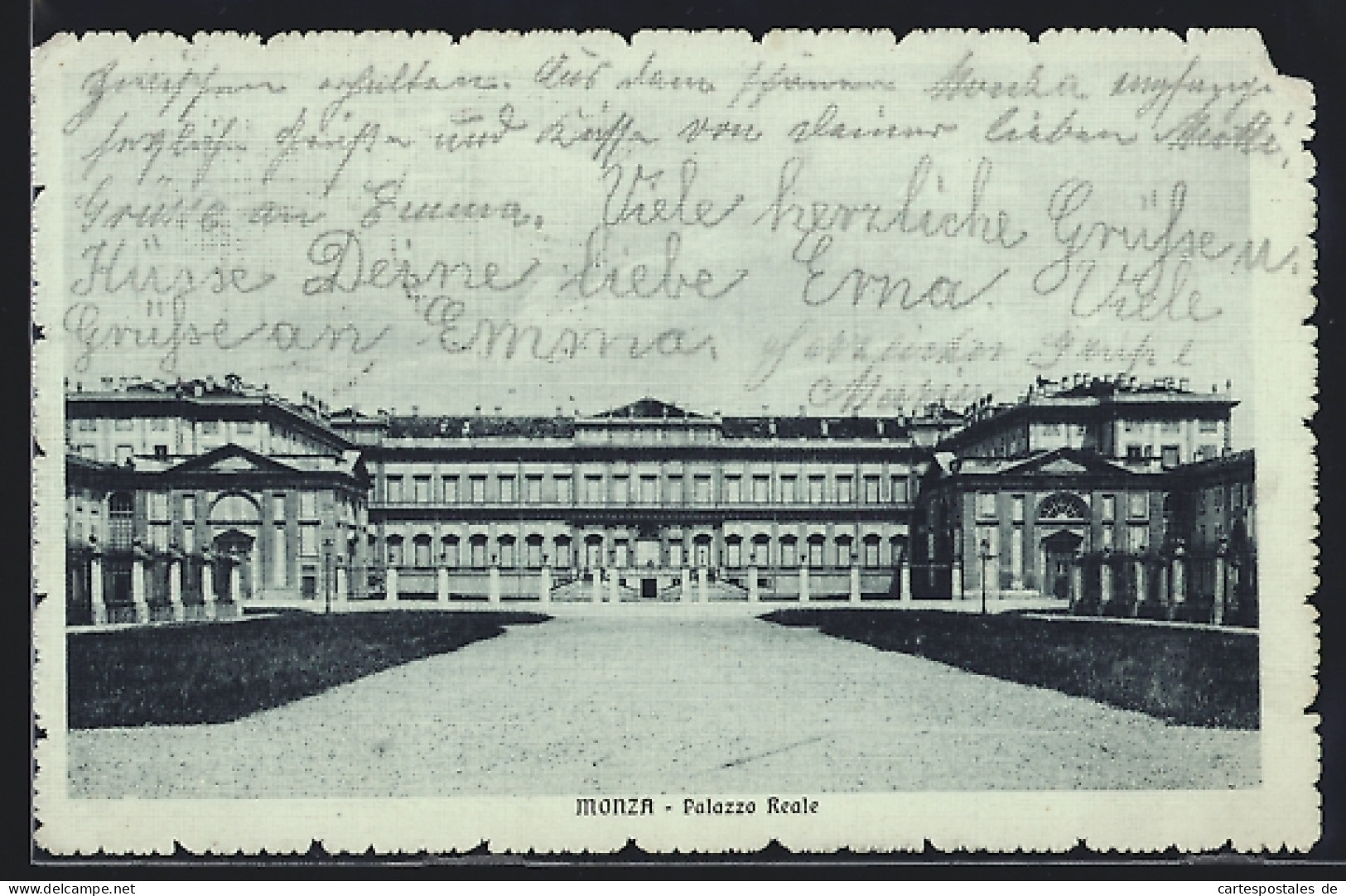 Cartolina Monza, Palazzo Reale  - Monza