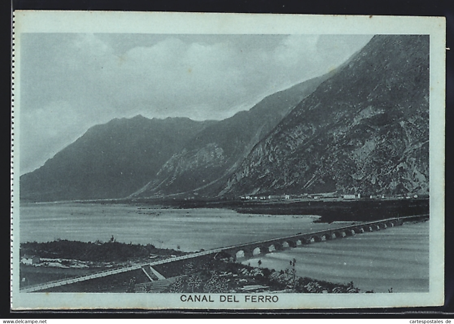 Cartolina Tolmezzo, Canal Del Ferro, Viadukt  - Otros & Sin Clasificación