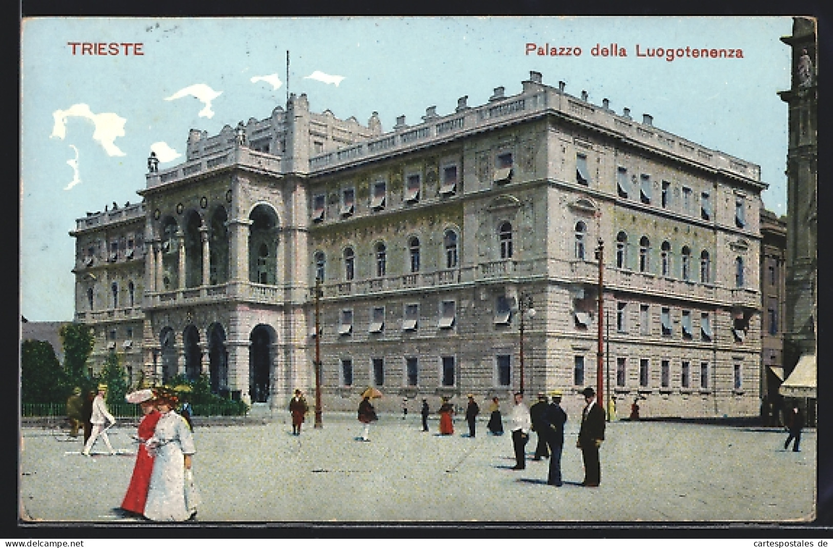 Cartolina Trieste, Palazzo Della Luogotenenza  - Trieste