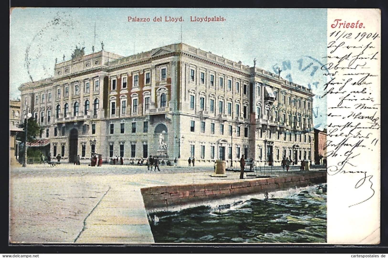Cartolina Trieste, Palazzo Del Lloyd  - Trieste