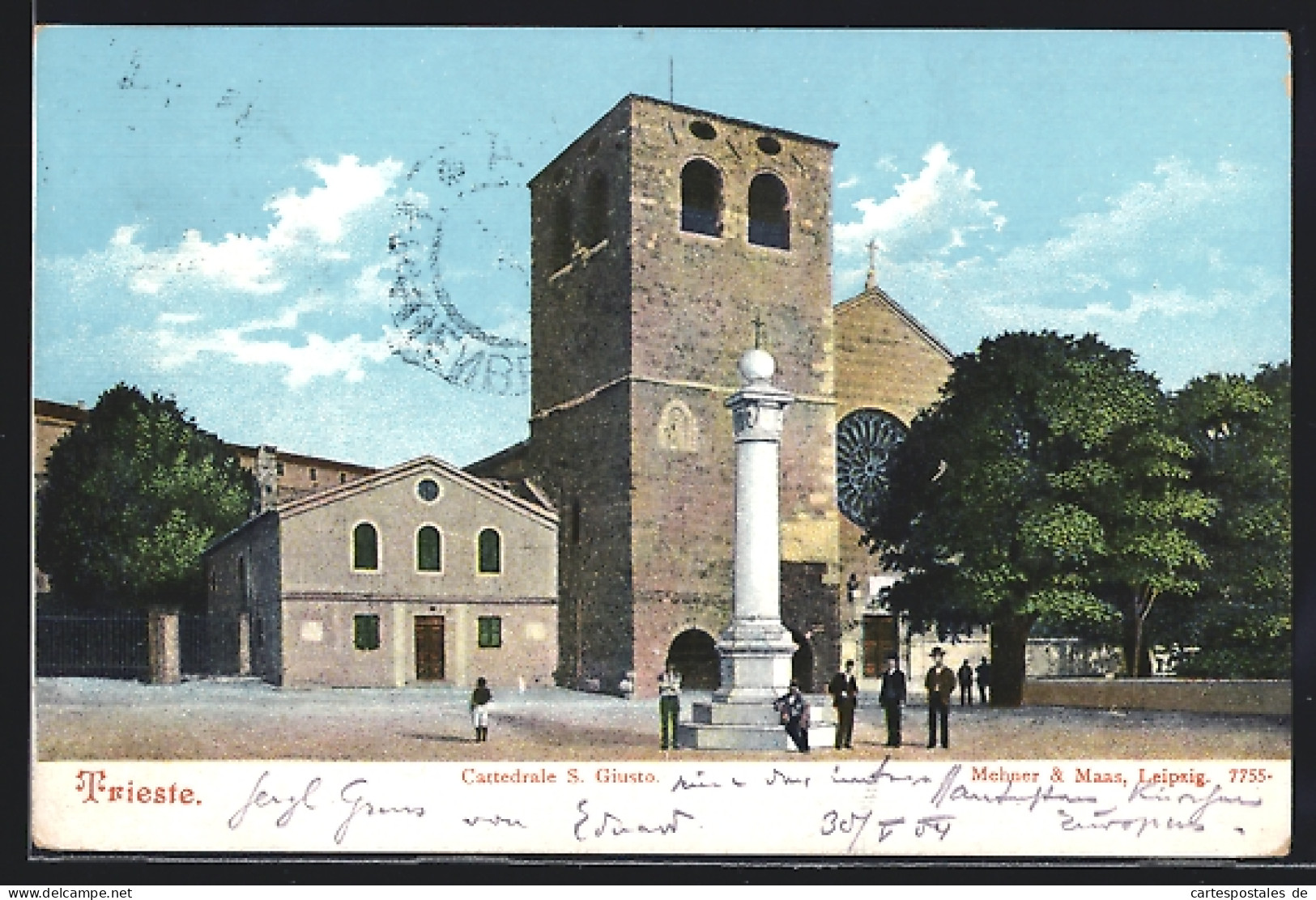 Cartolina Trieste, Cattedrale S. Giusto  - Trieste (Triest)